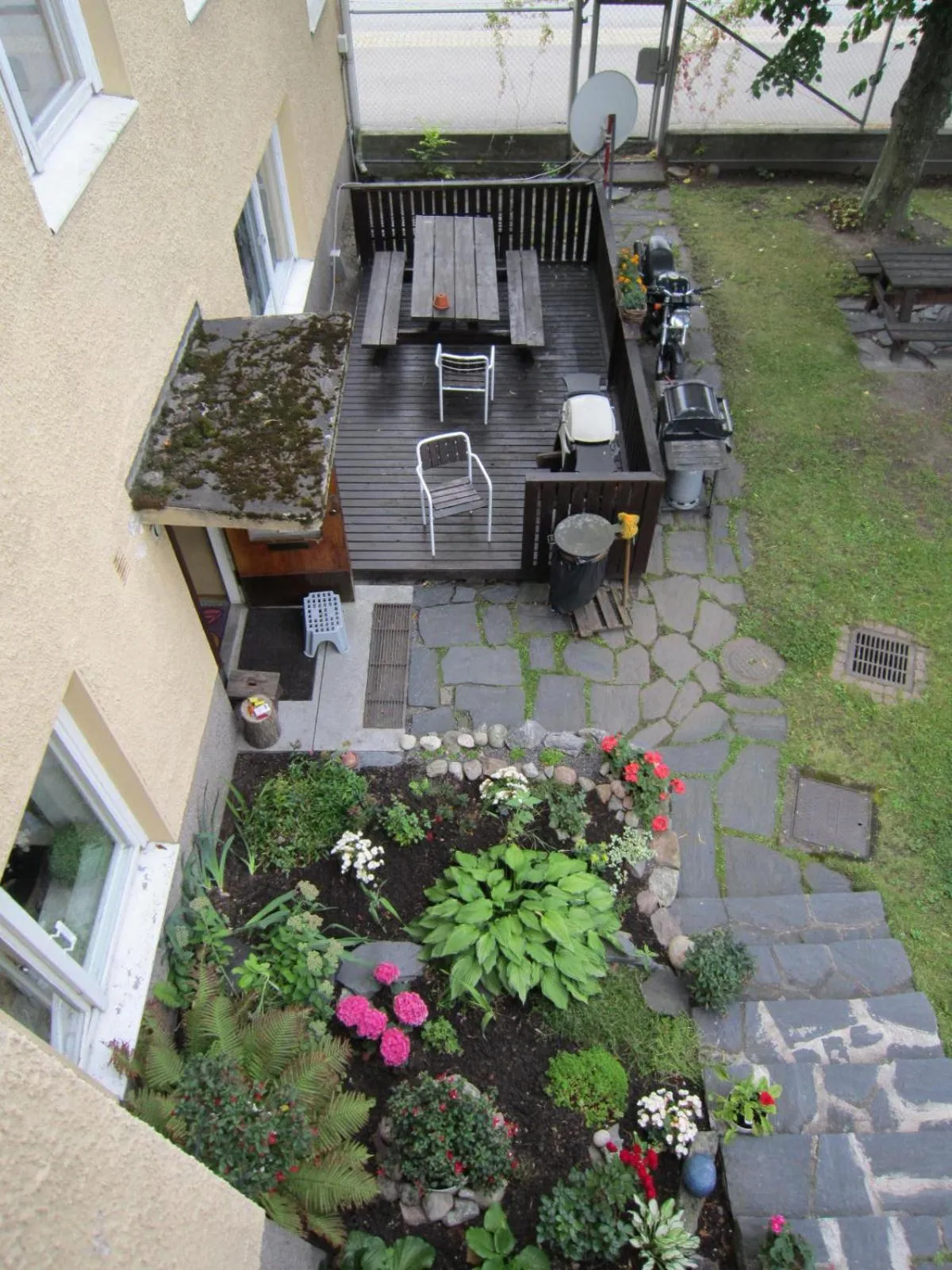 Patio in B&B Retro - Guesthouse Kupittaa