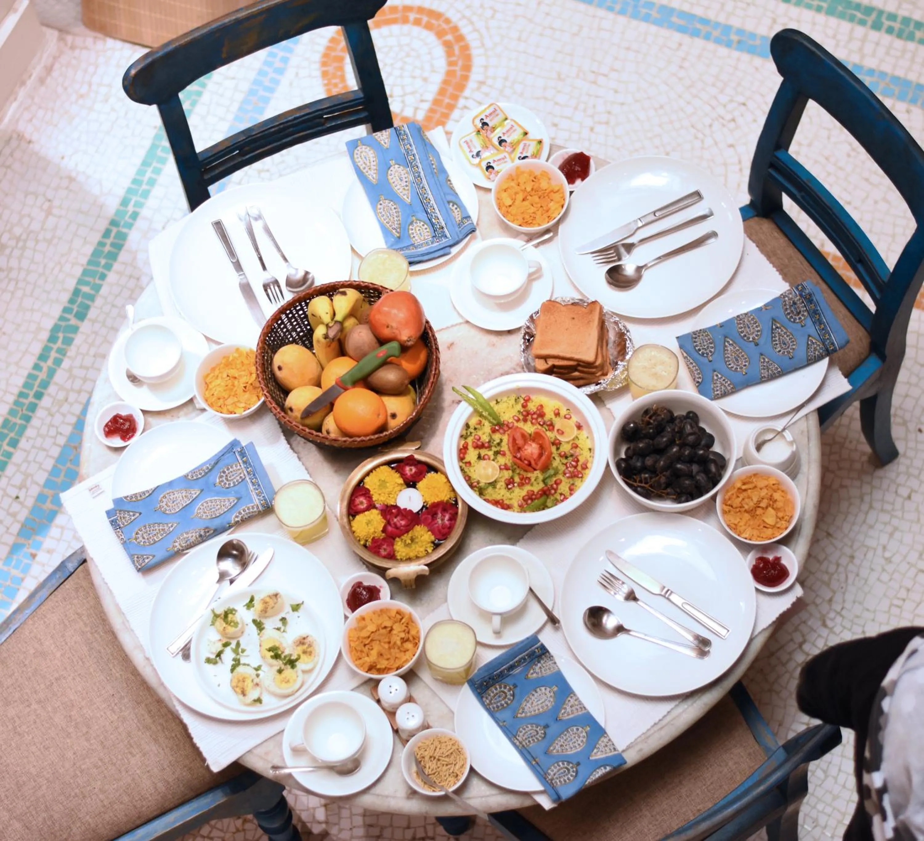 Food and drinks in Dodhia Haveli