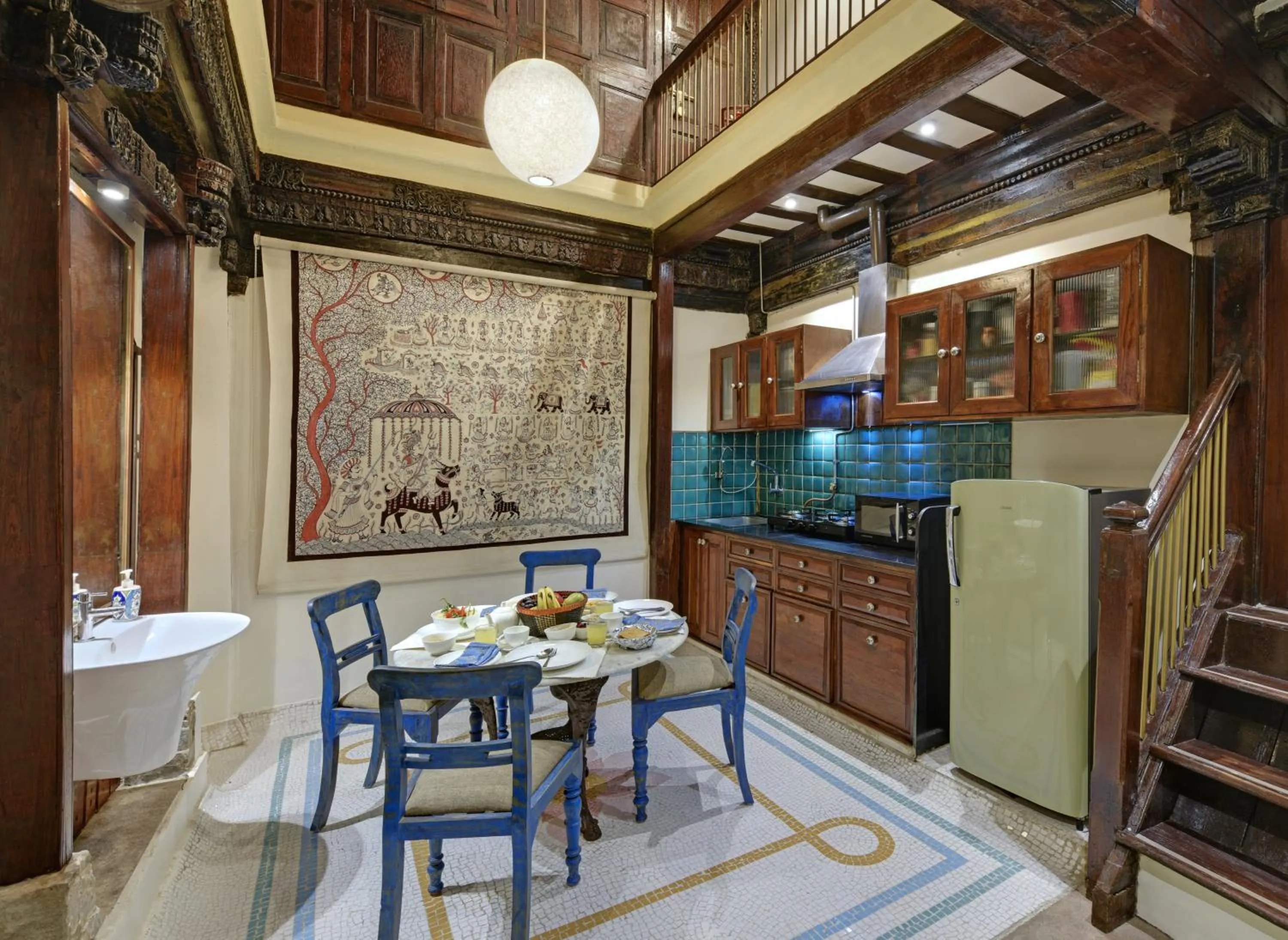 Kitchen or kitchenette in Dodhia Haveli