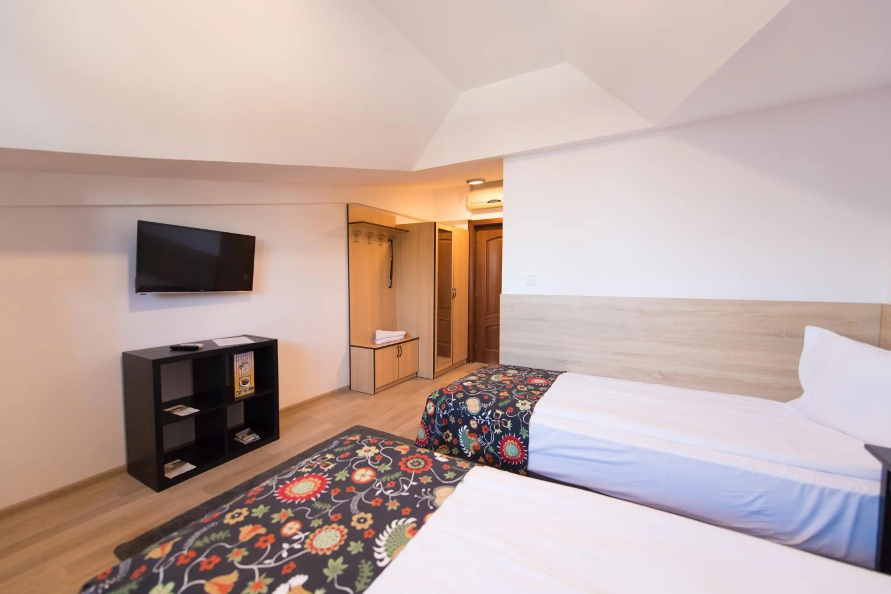 Bed in Pensiunea Puiu