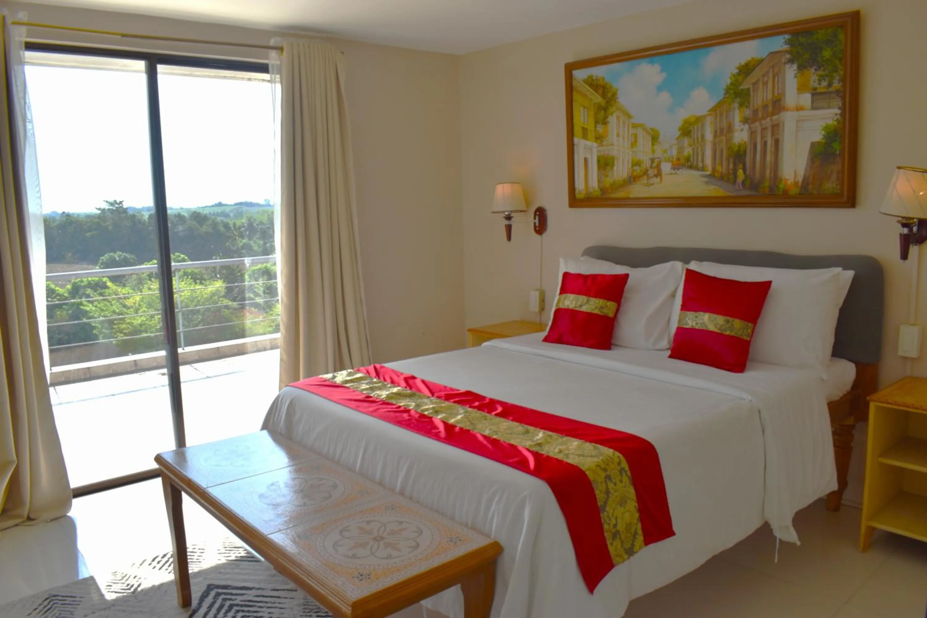 Coffee/tea facilities, Bed in Northland Resort Hotel Manapla