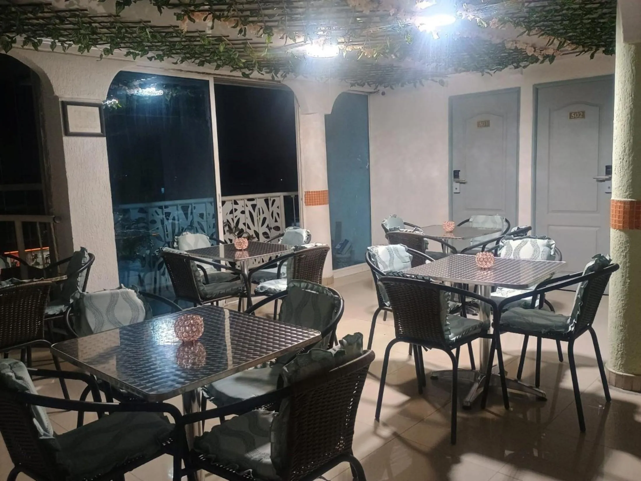 Dining area in ArisSha Boutique Hotel