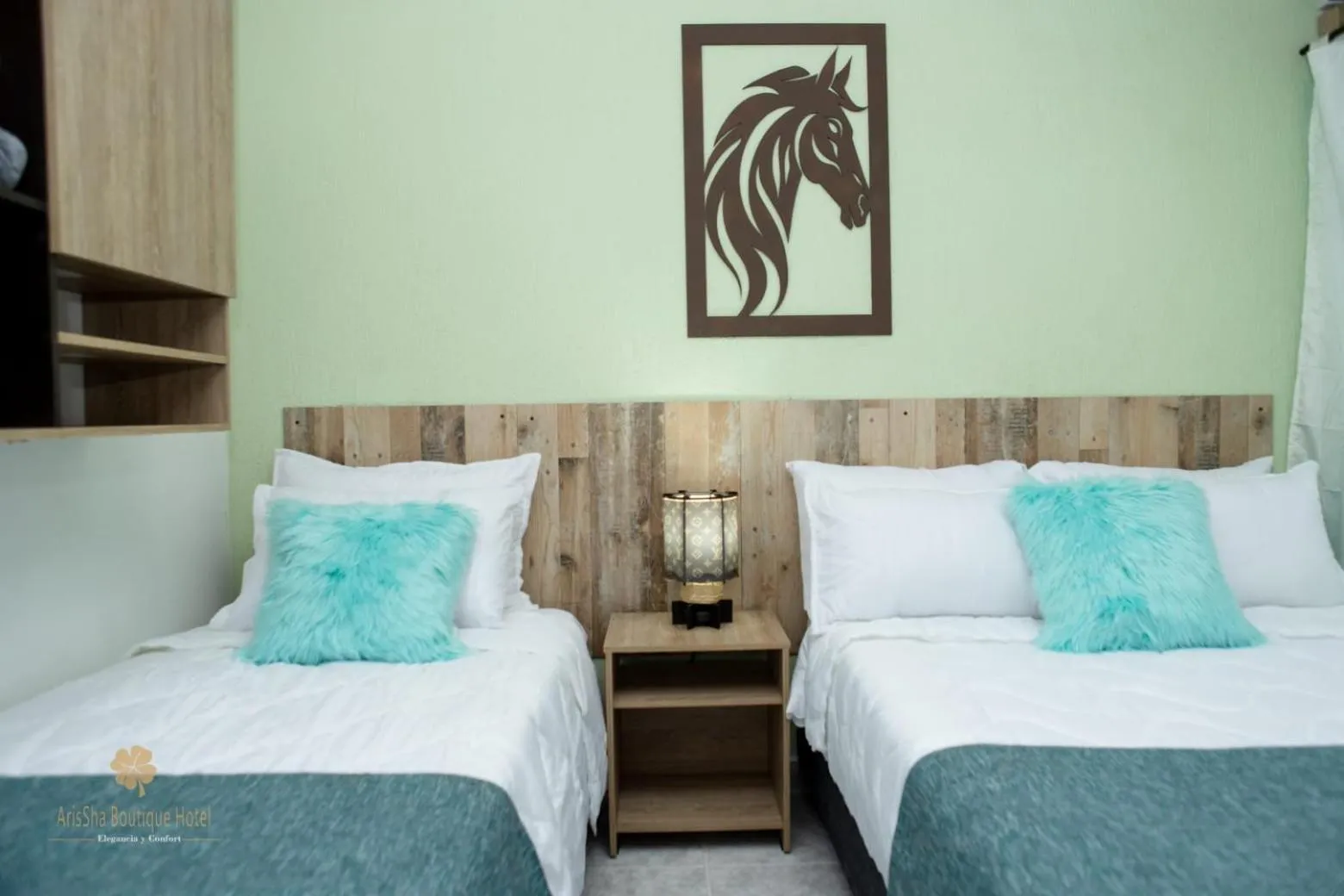 Photo of the whole room, Bed in ArisSha Boutique Hotel