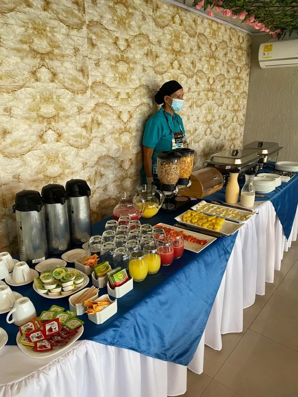 Buffet breakfast in ArisSha Boutique Hotel