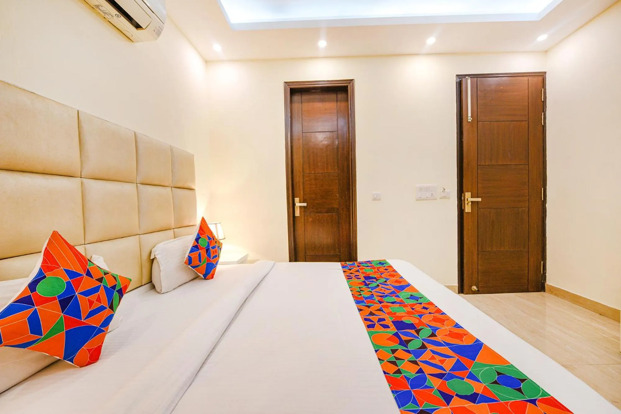 Bed in FabHotel AK Villa