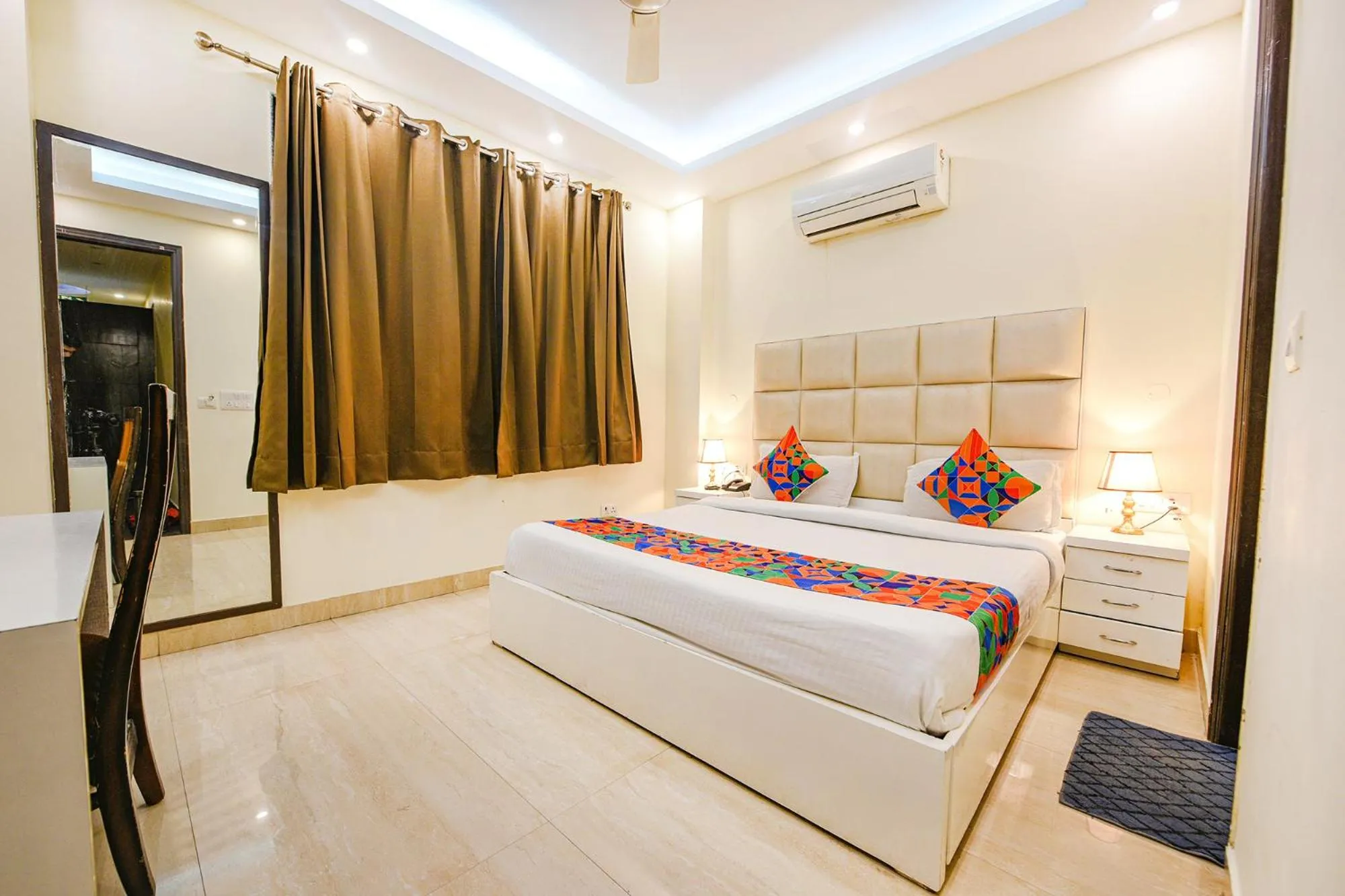 Bed in FabHotel AK Villa