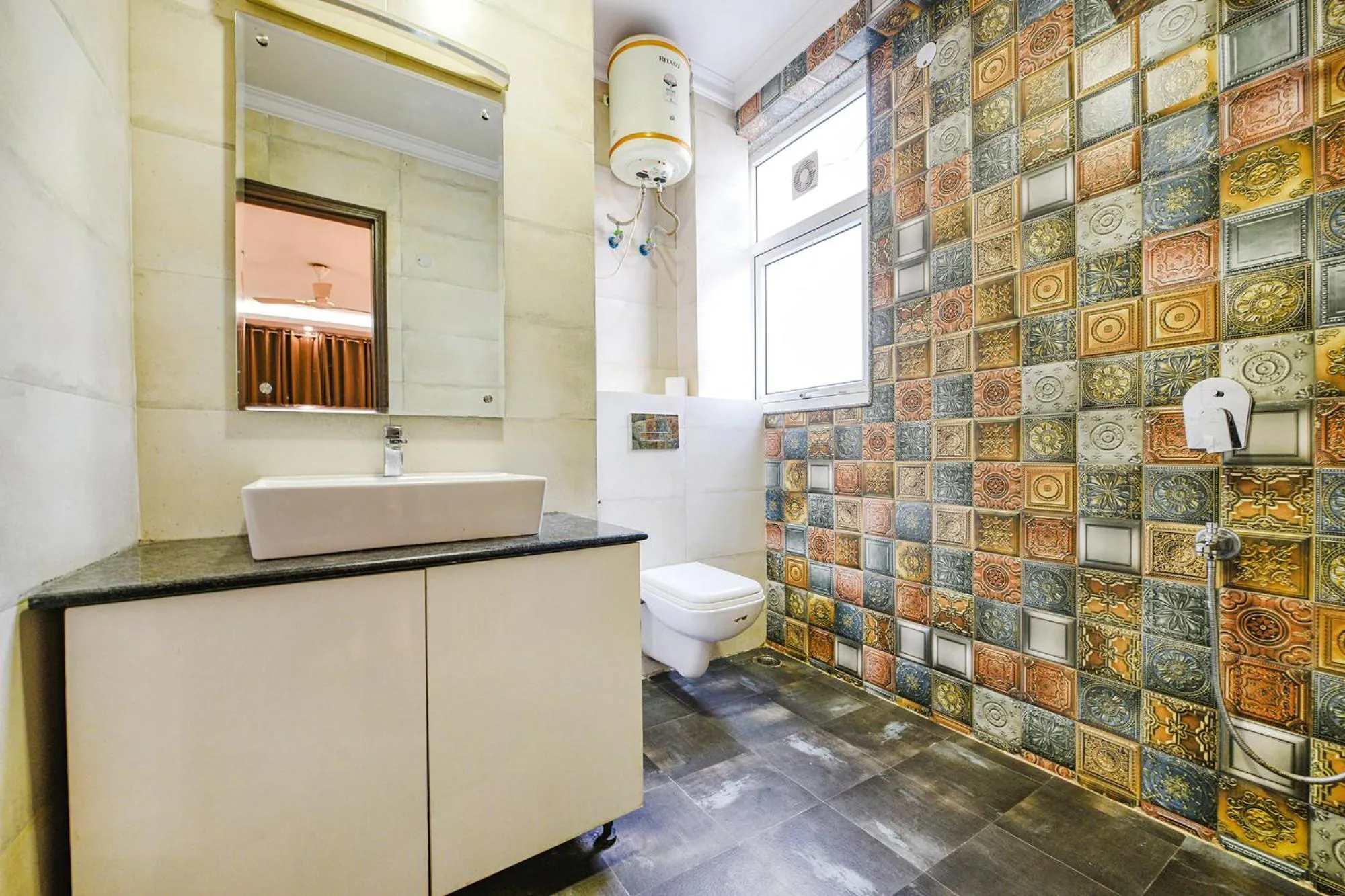 Bathroom in FabHotel AK Villa