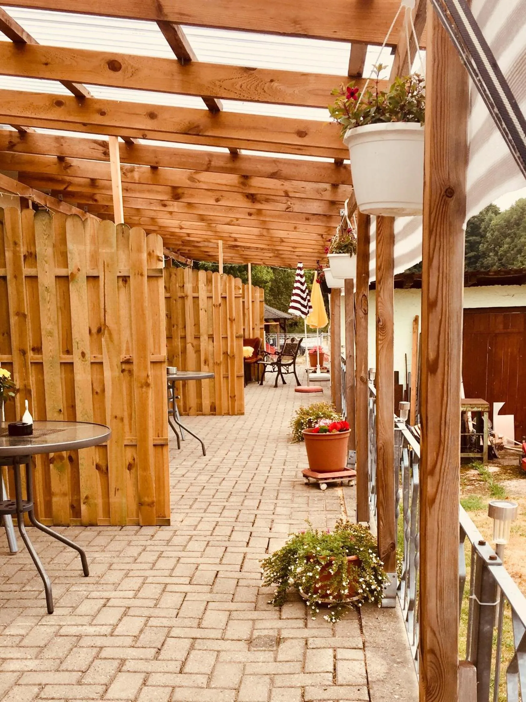 Balcony/Terrace in Landgasthaus & Pension Liebner-Land Brandenburg-Prignitz