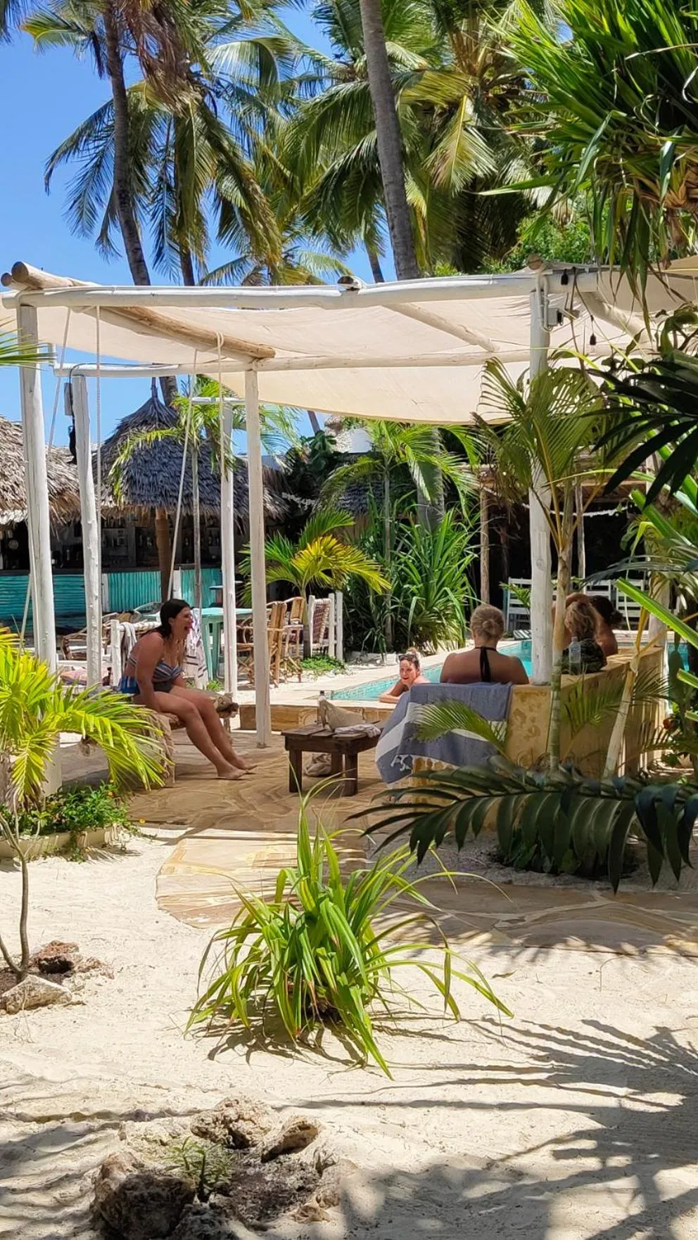 Garden in Villa Bahati Zanzibar