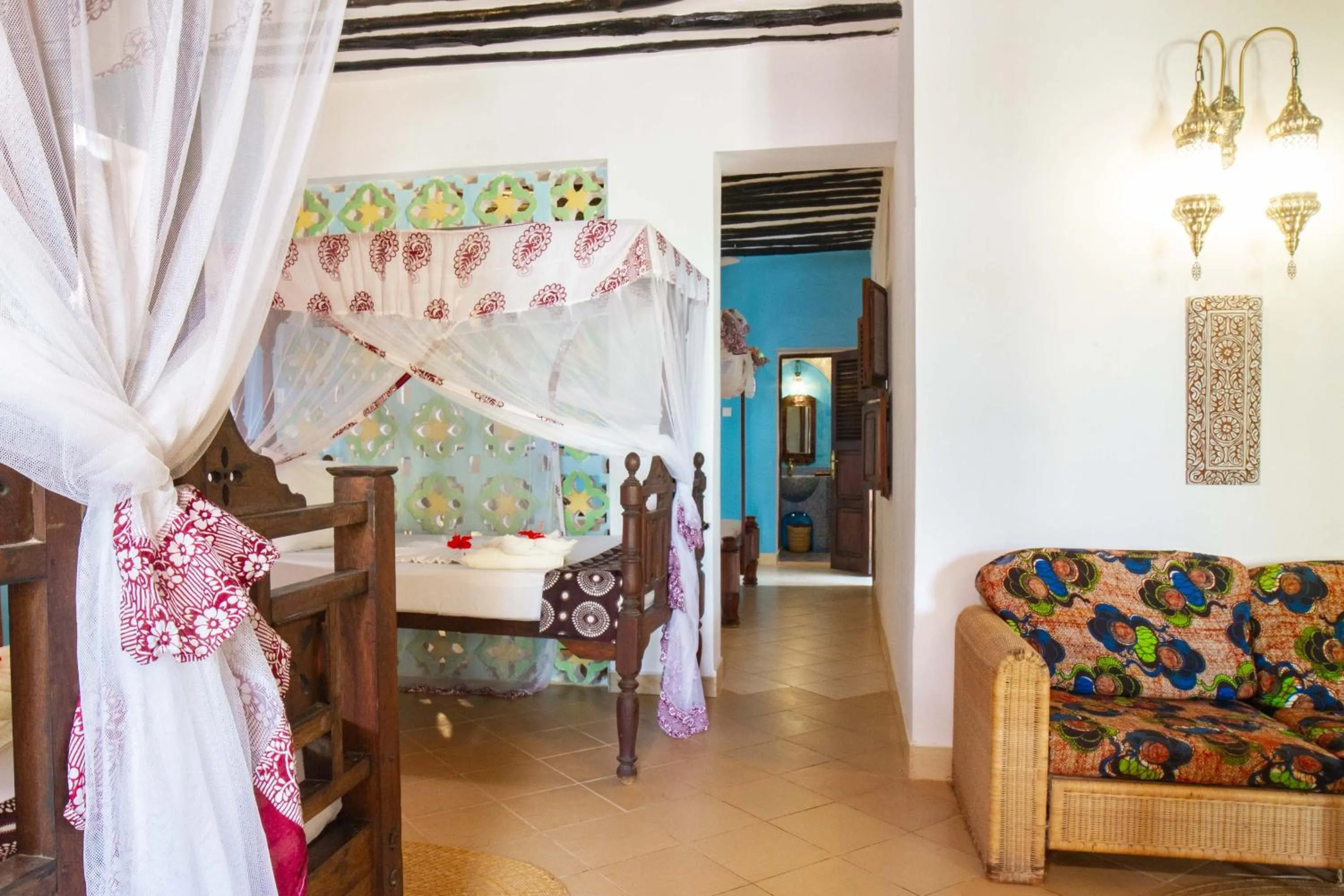 Photo of the whole room, Bed in Villa Bahati Zanzibar