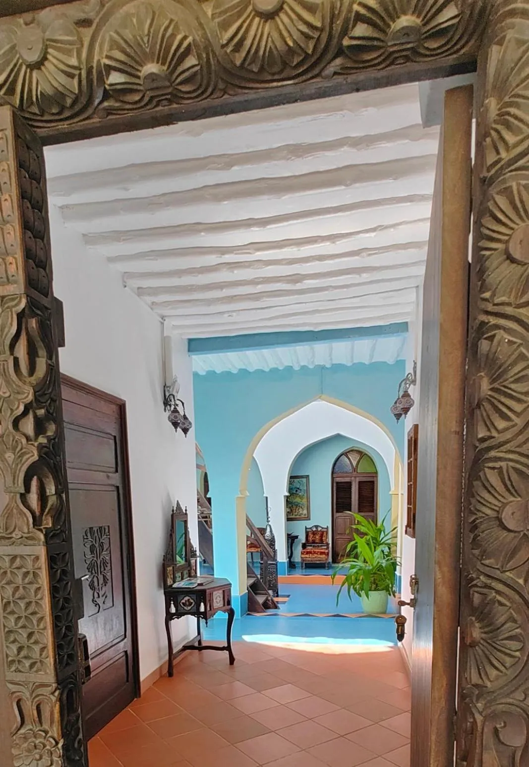 Patio in Villa Bahati Zanzibar