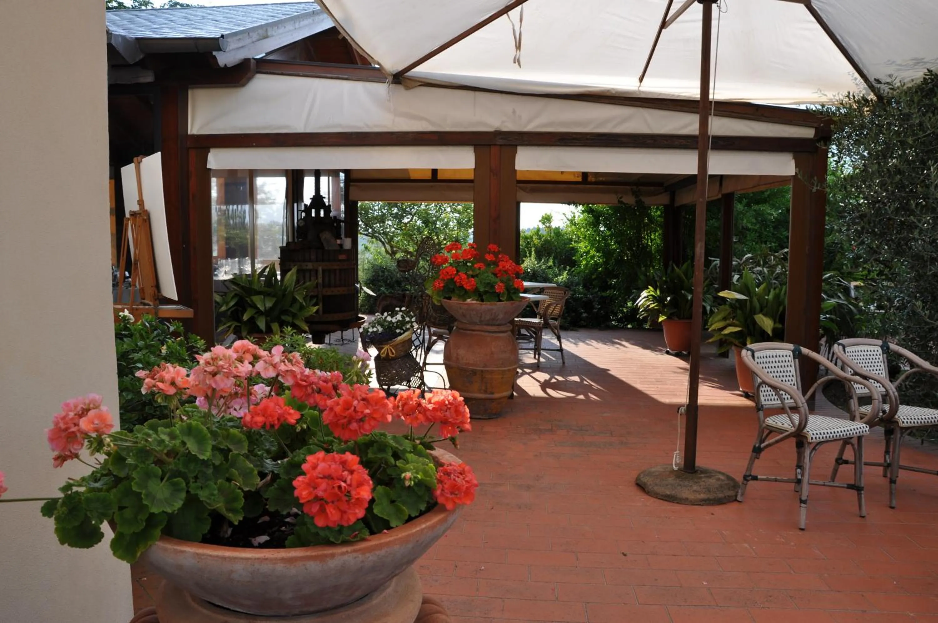 Garden in Locanda le Boscarecce