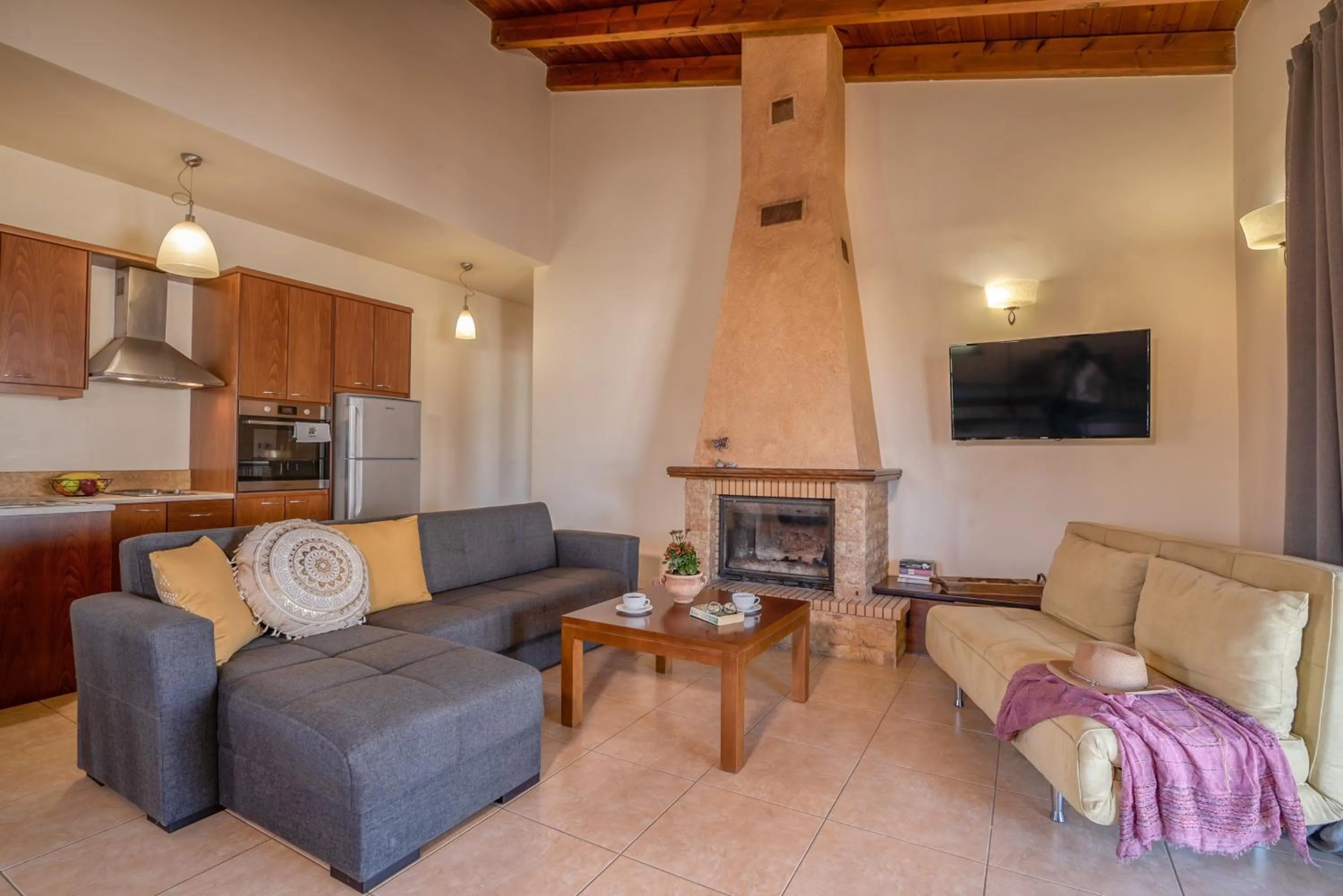 Living room in Secreto Studios