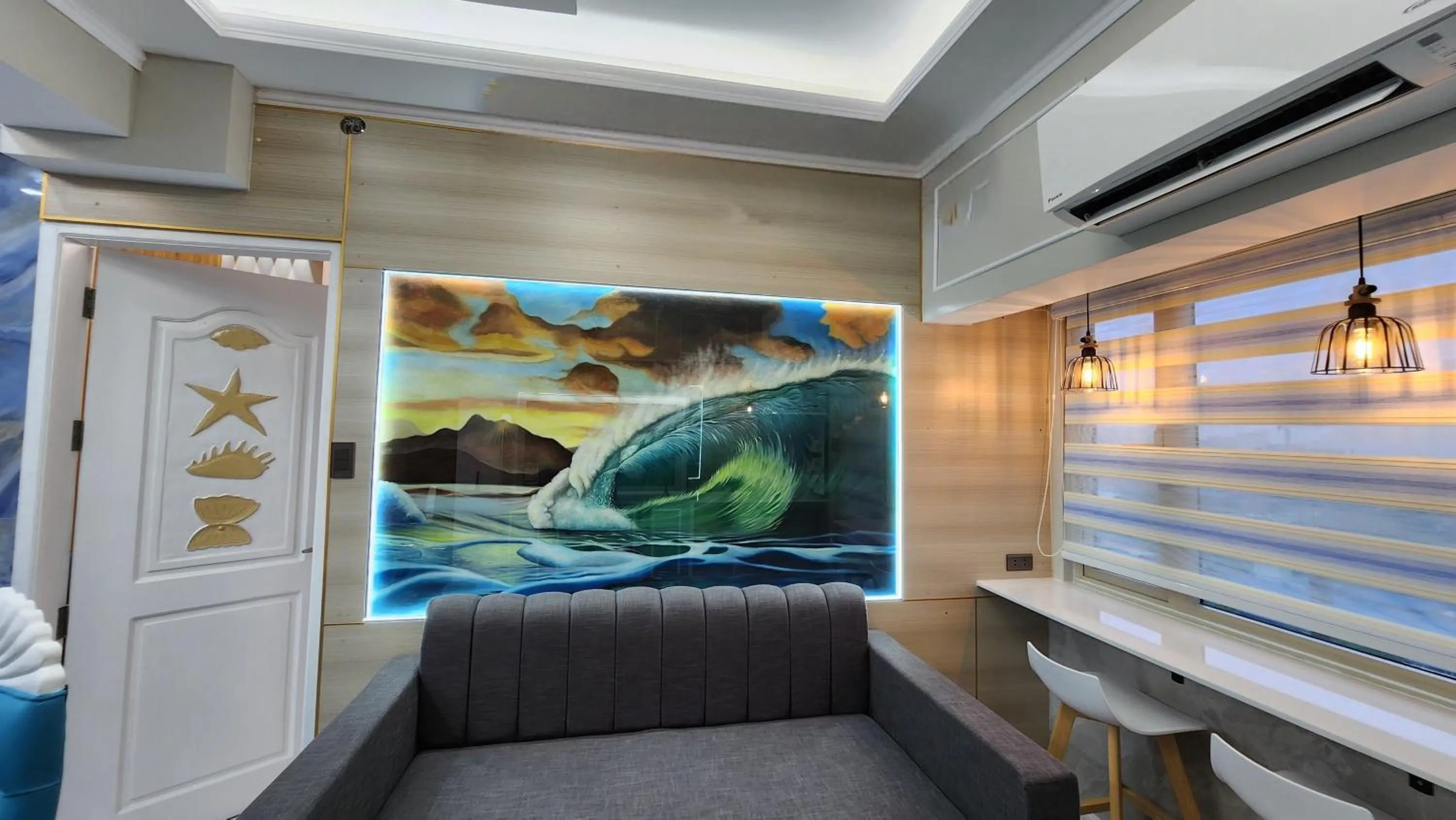 Living room in SMDC Coast Residences