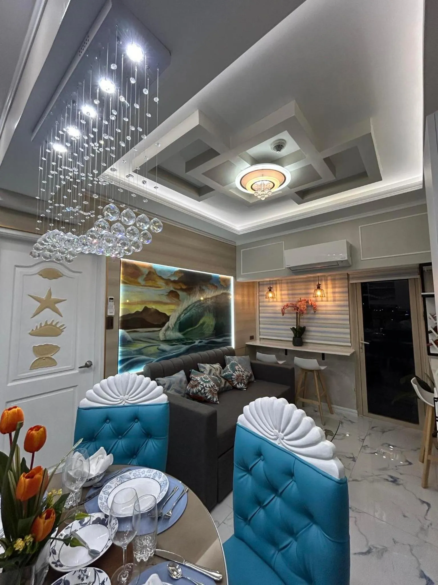 Living room in SMDC Coast Residences