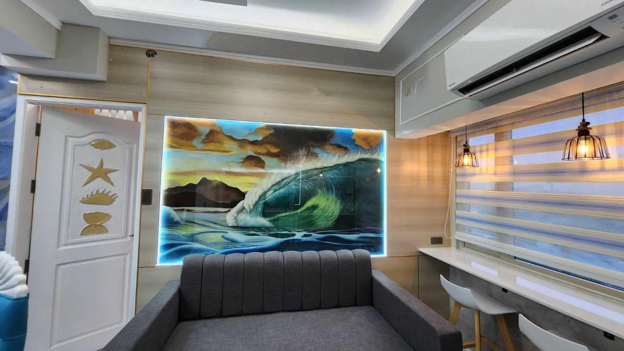 Living room in SMDC Coast Residences