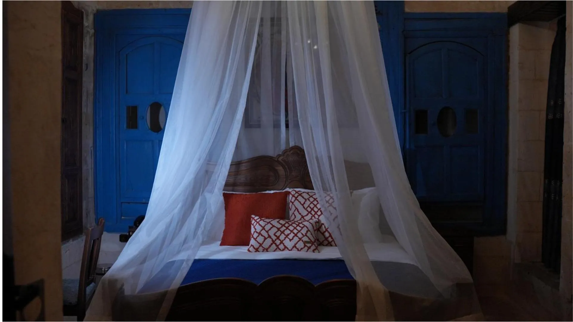 Bedroom, Bed in Stone House by Cevahir