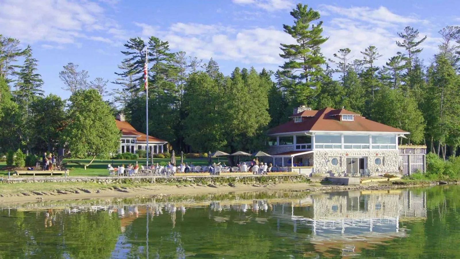 Patio in Gordon Lodge