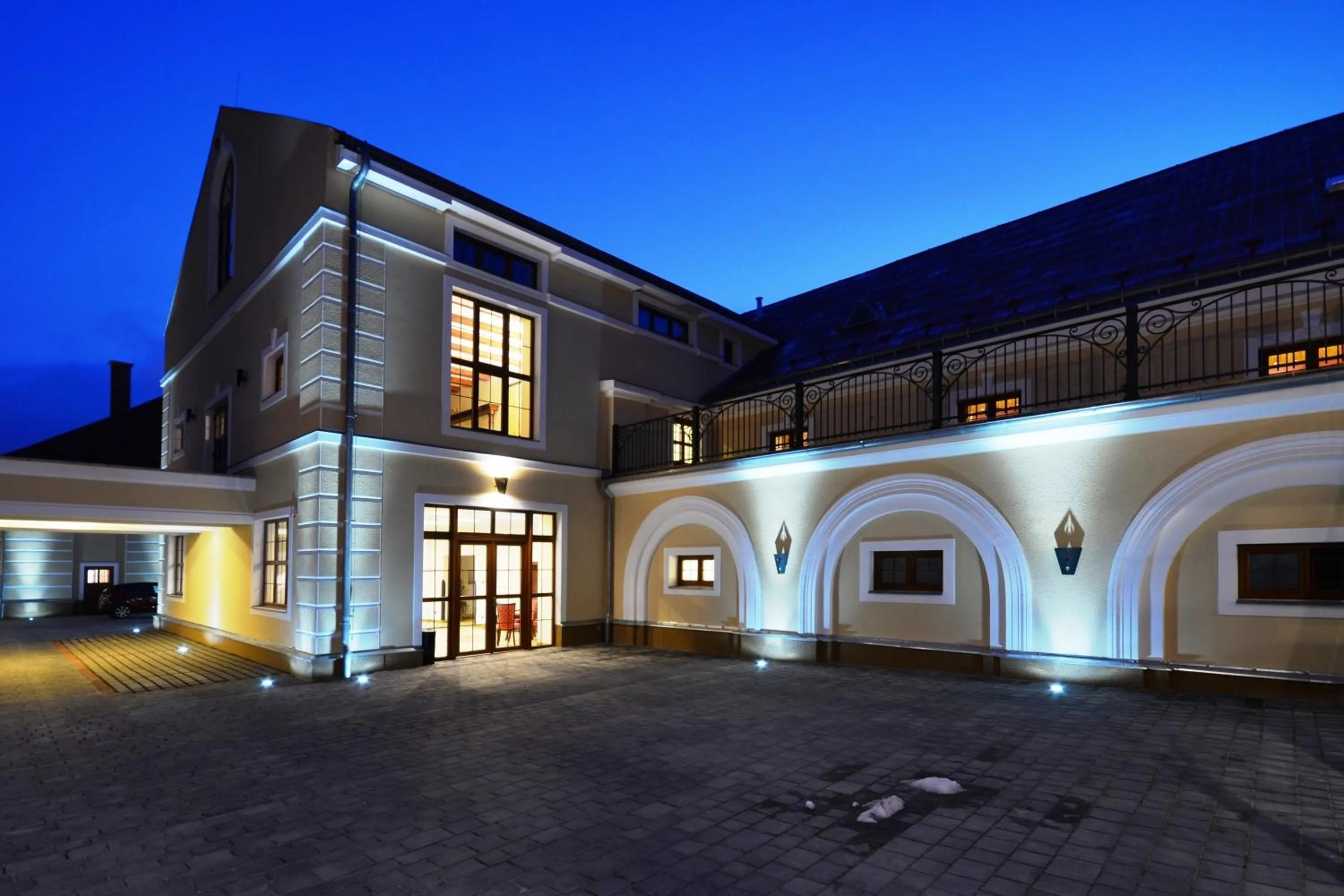 Property building in Hotel Malý Pivovar