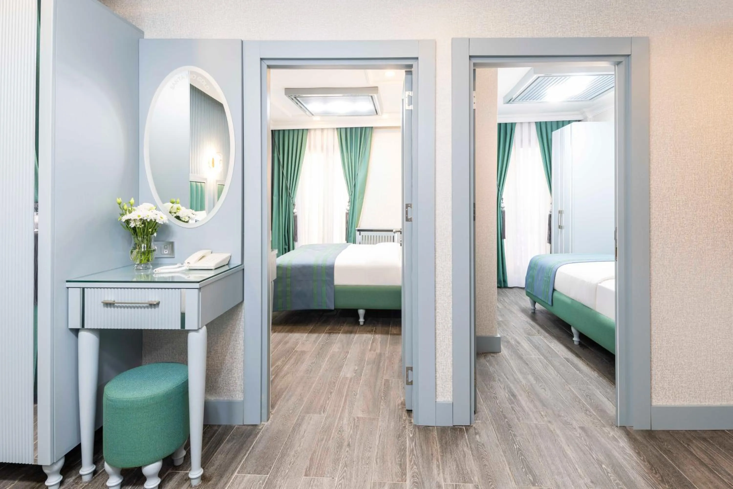 Photo of the whole room, Bed in Santa Rio Gold Taxim Hotel