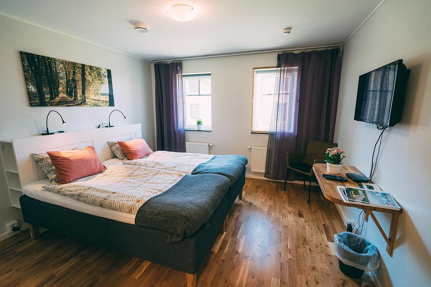 Bedroom in Stenholmens Gårdshotell