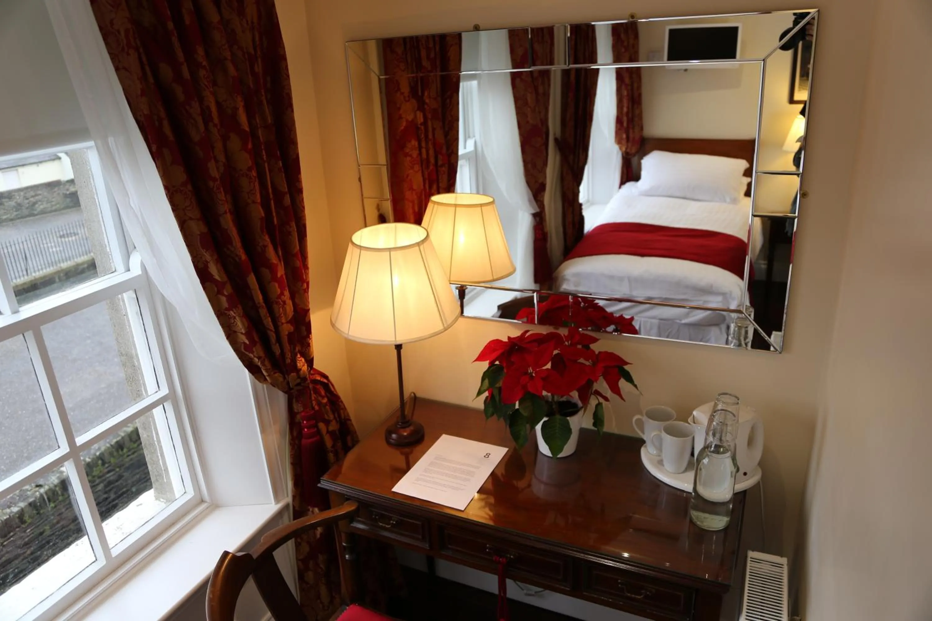 Seating area, Bed in Number 8 The Townhouse