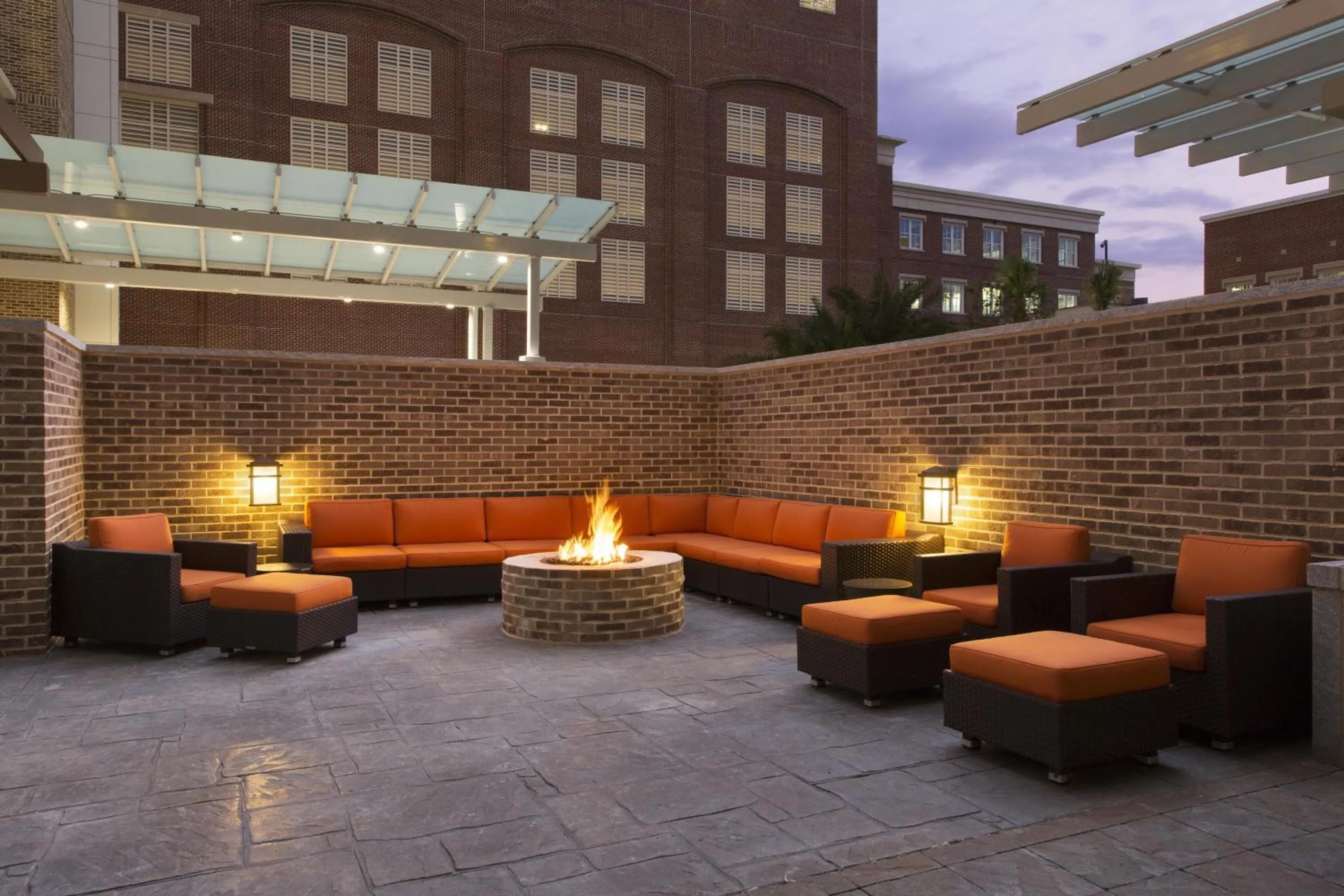 fireplace in Hyatt House Charleston - Historic District