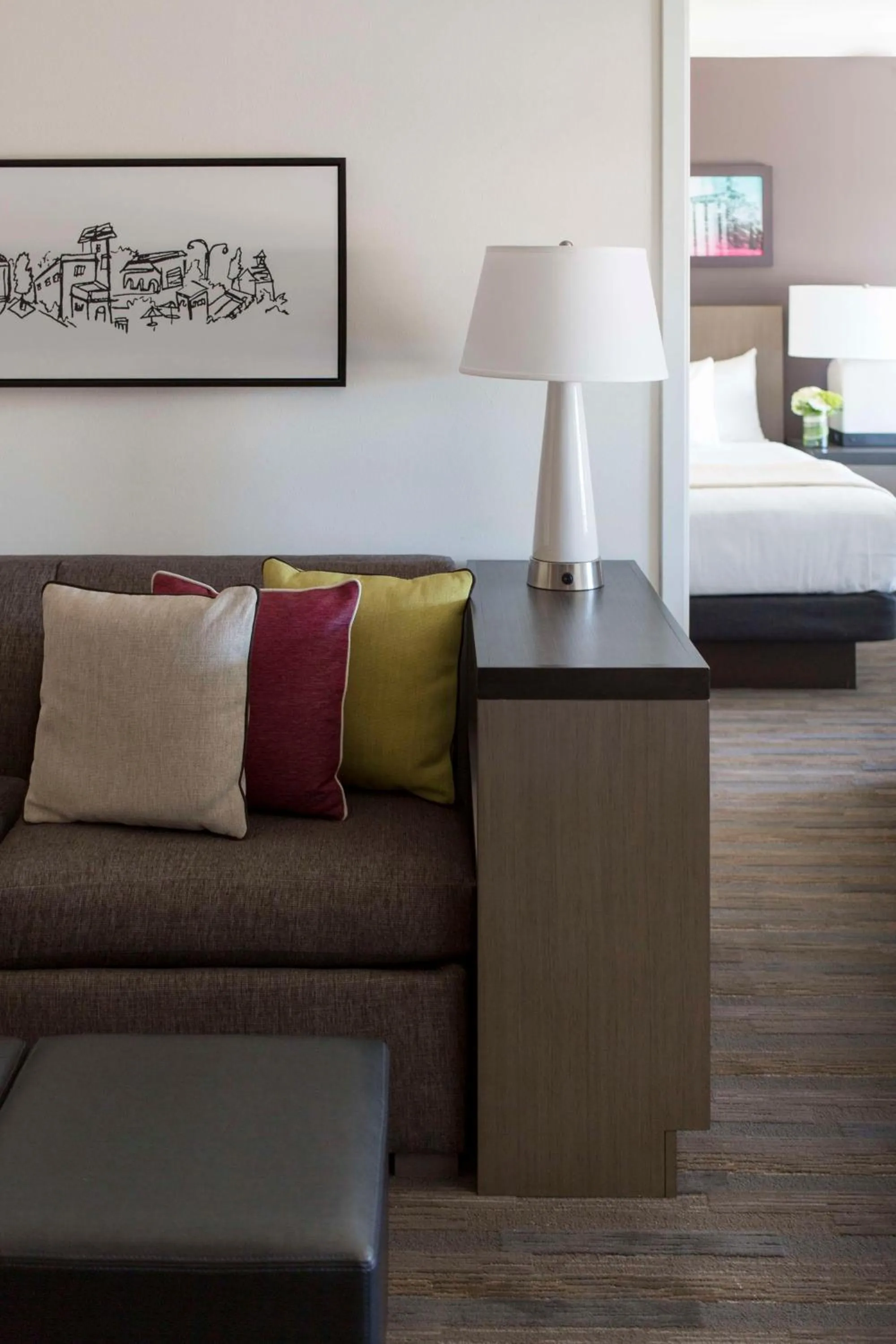 Bedroom, Bed in Hyatt House Charleston - Historic District
