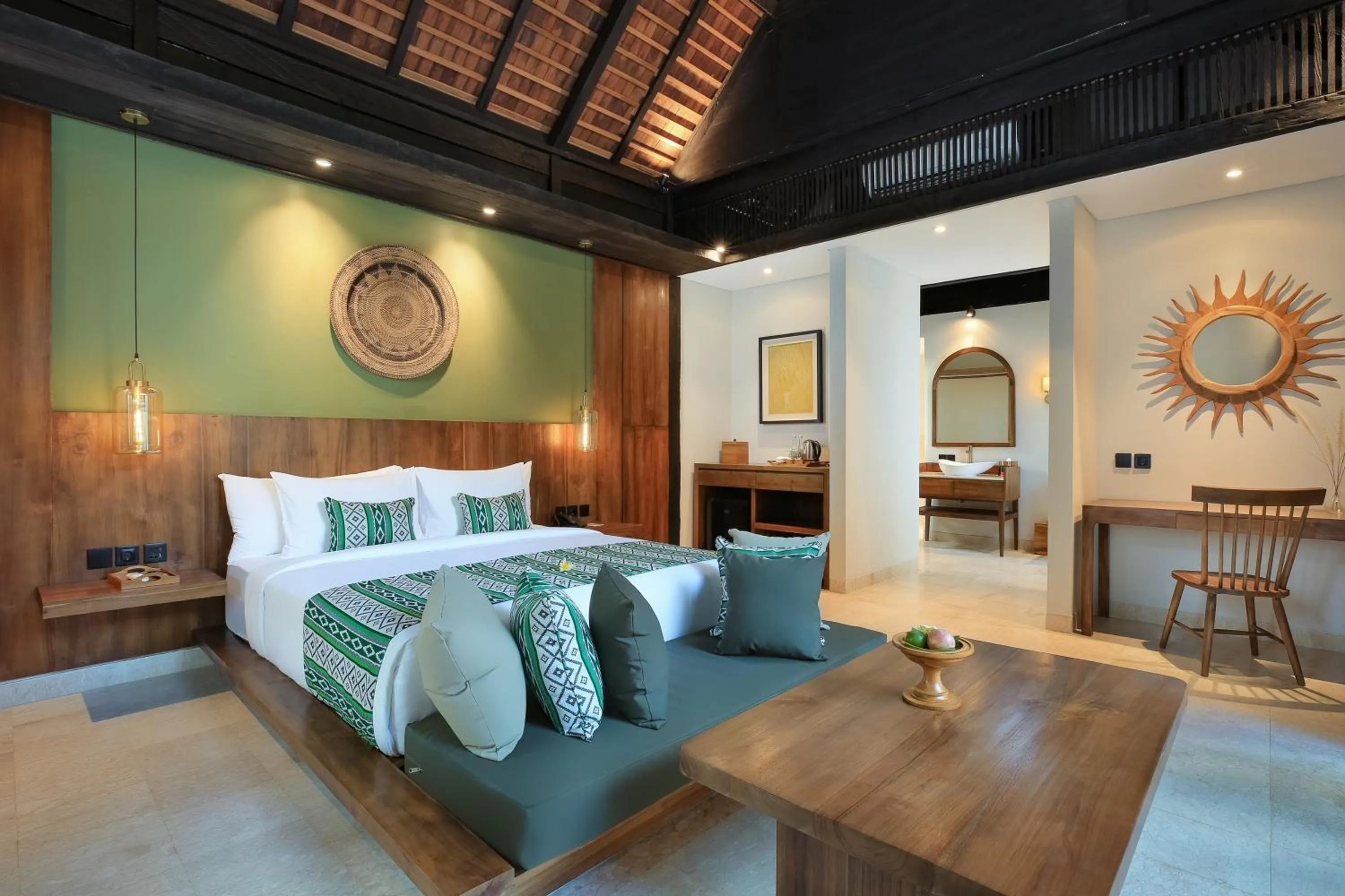 Bed in The Sebali Penida Beach Resort