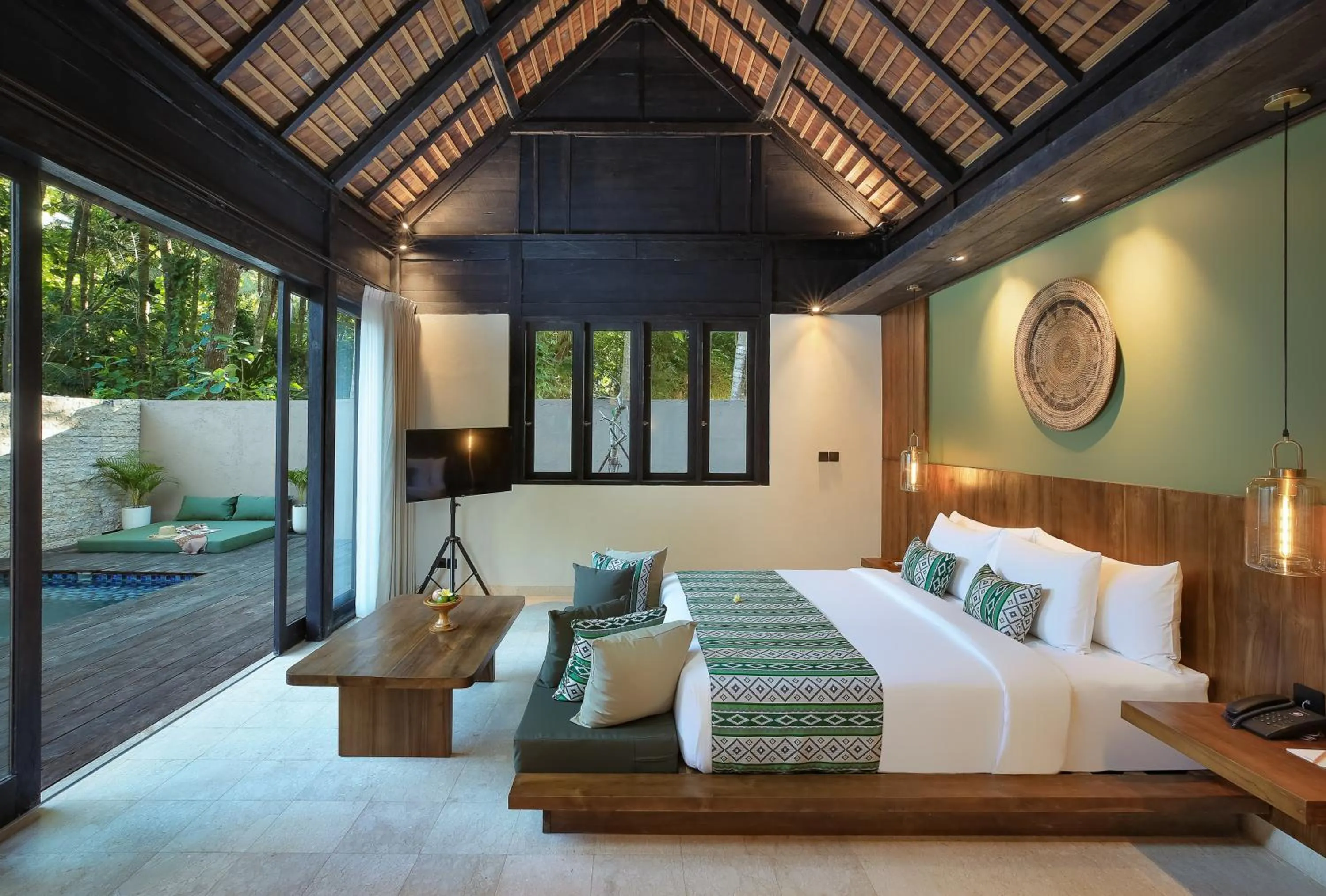 Bed in The Sebali Penida Beach Resort
