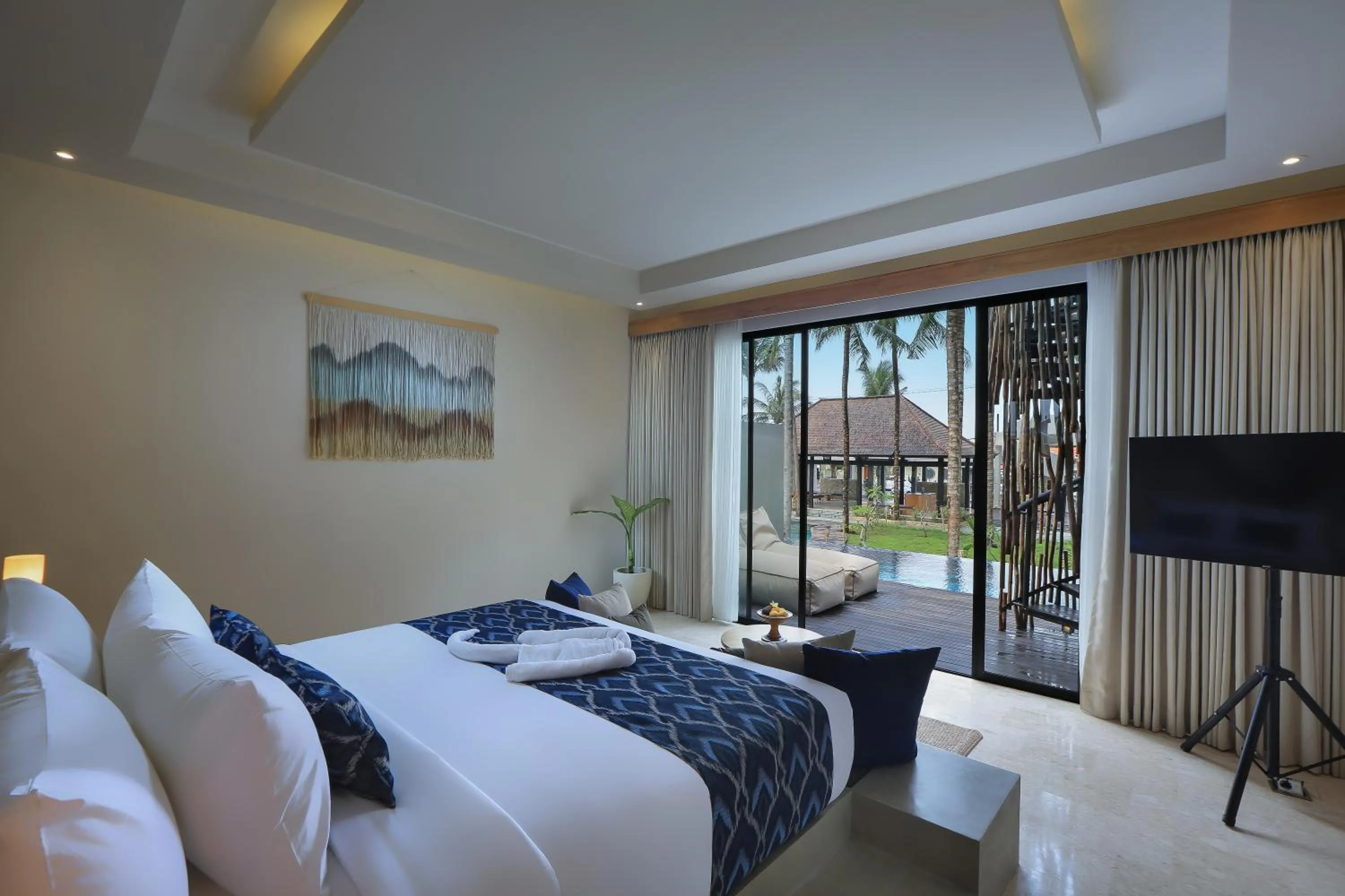 Bed in The Sebali Penida Beach Resort