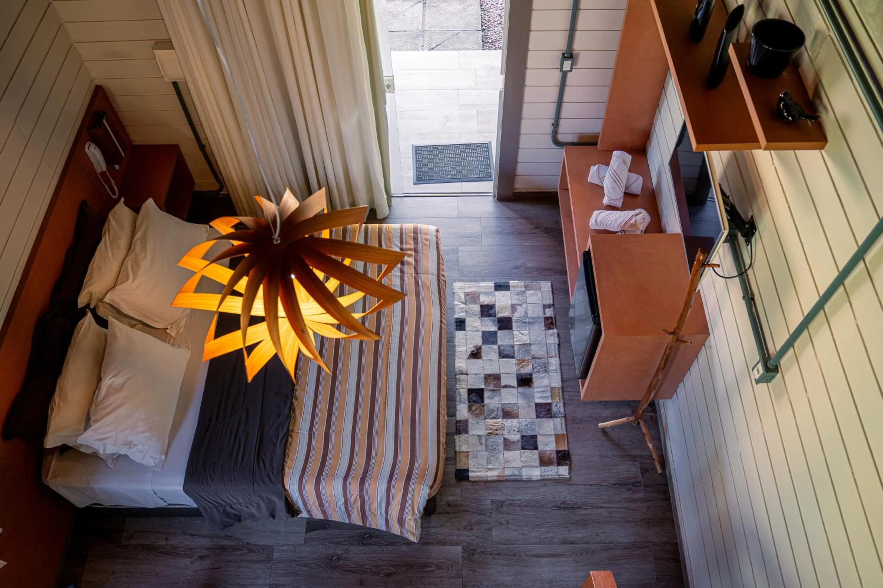 Bed in Hotel Acqua Lokos