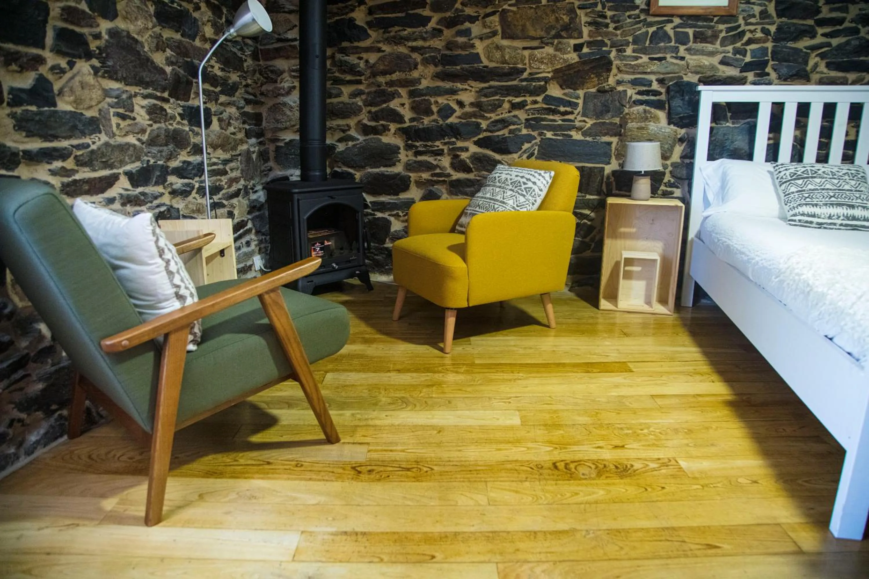 Bed in Cabo Do Mundo Casa Rural