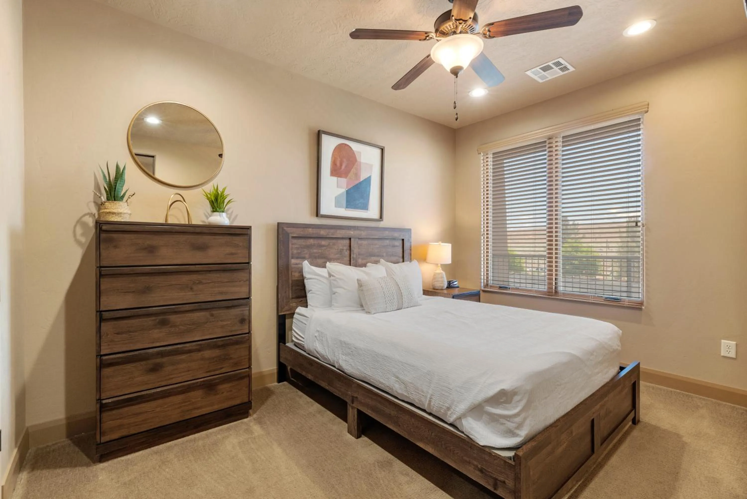 Bed in Vacation Rentals at Sand Hollow Resort
