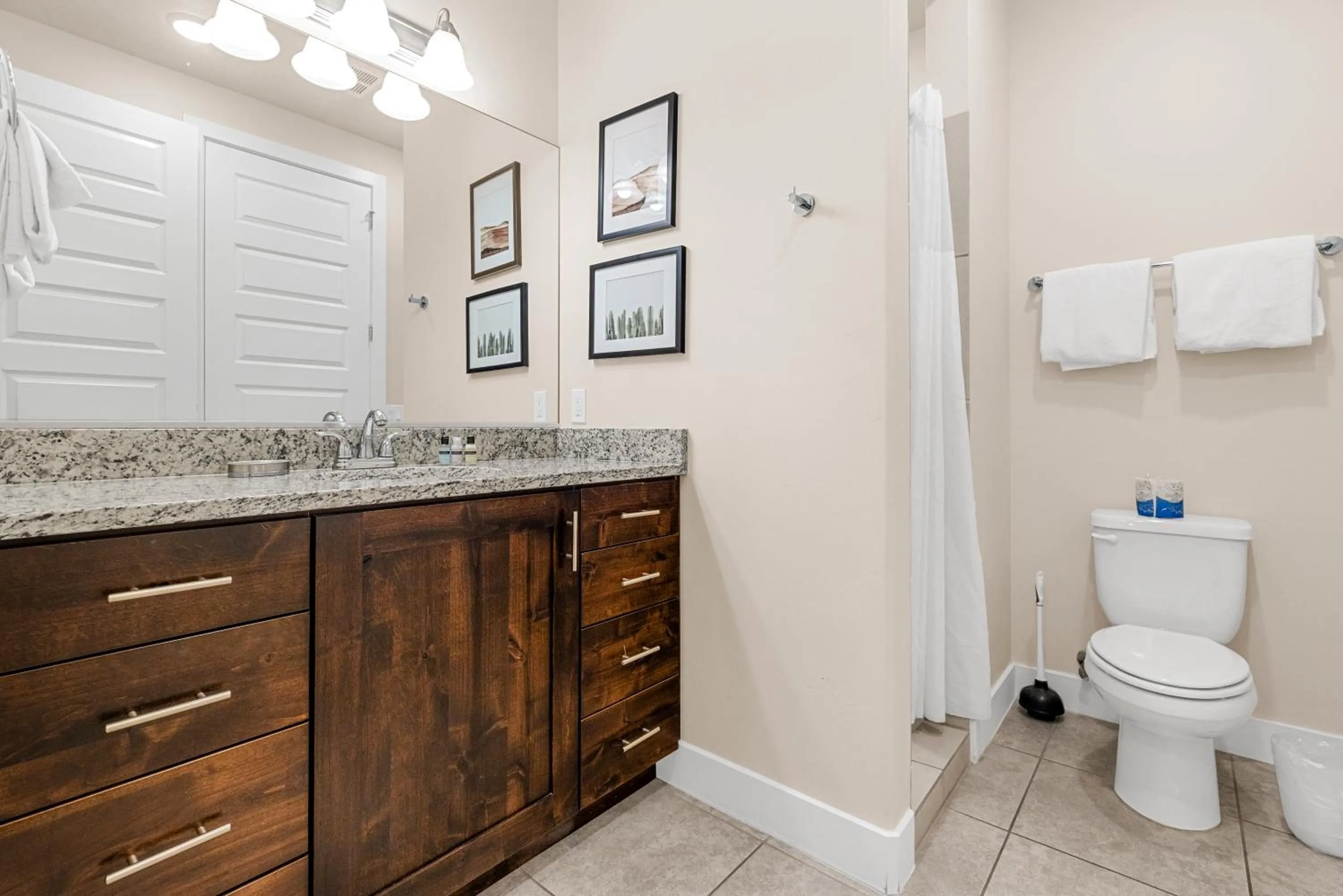 Toilet in Vacation Rentals at Sand Hollow Resort