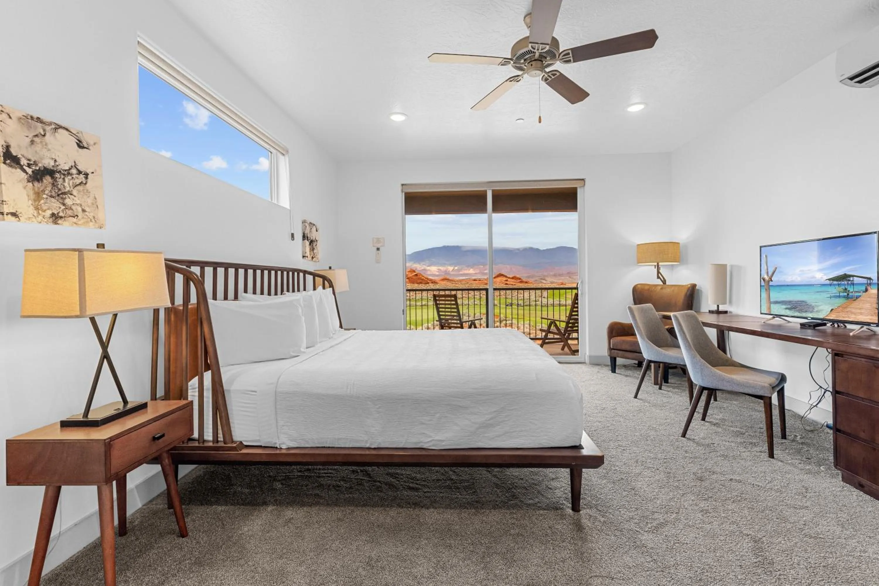 Bed in Vacation Rentals at Sand Hollow Resort