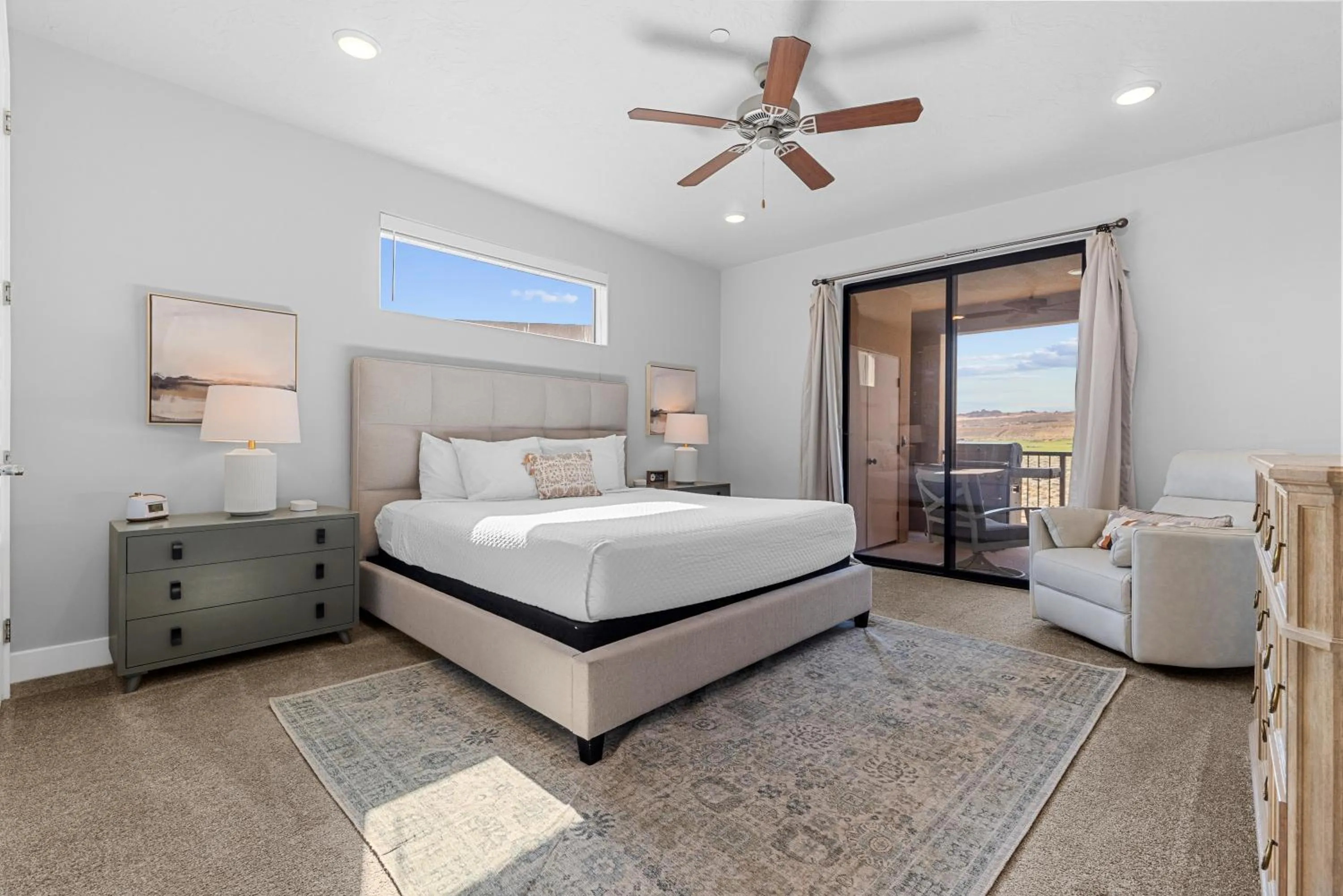 Bed in Vacation Rentals at Sand Hollow Resort