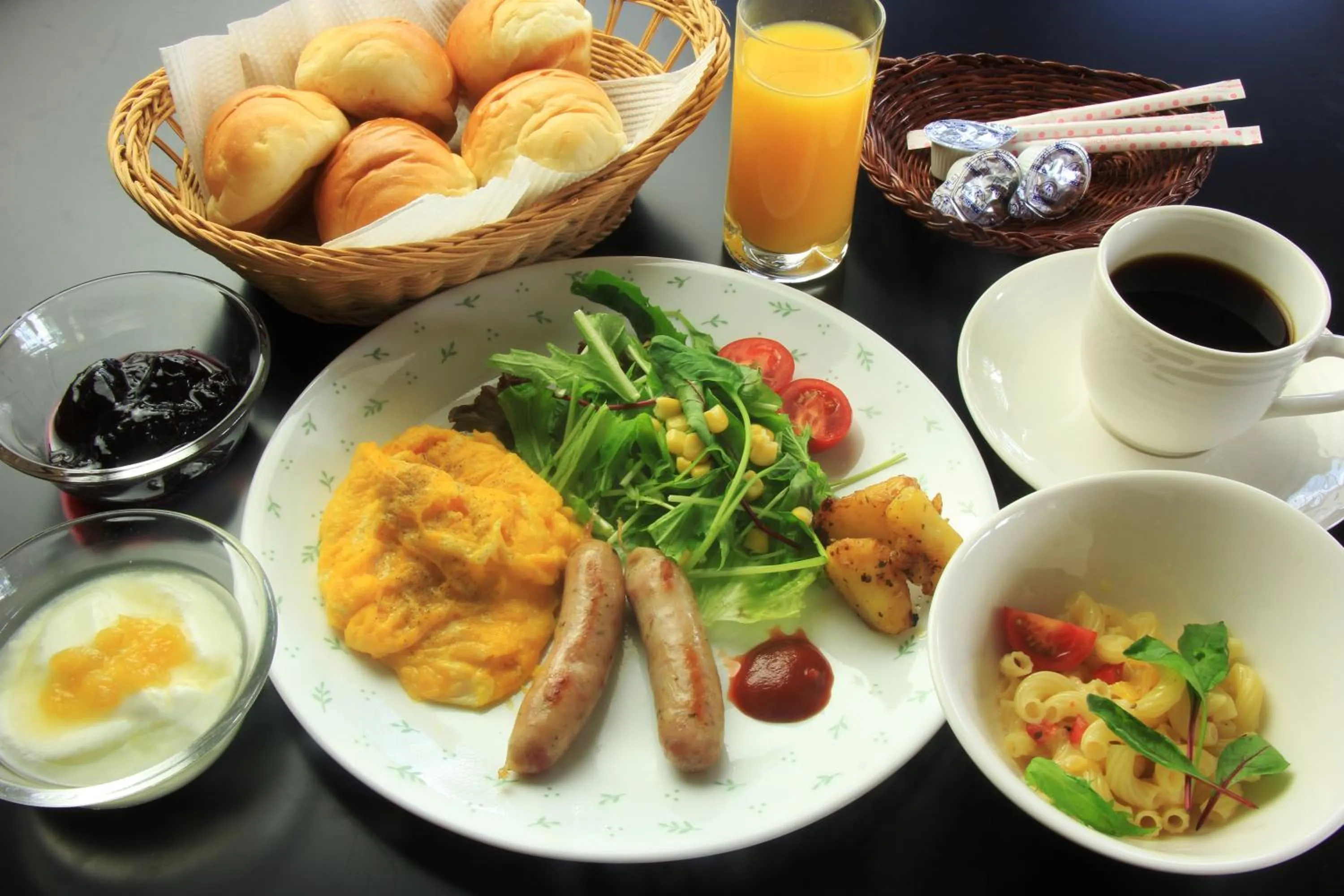 Breakfast in Pals Inn Raicho