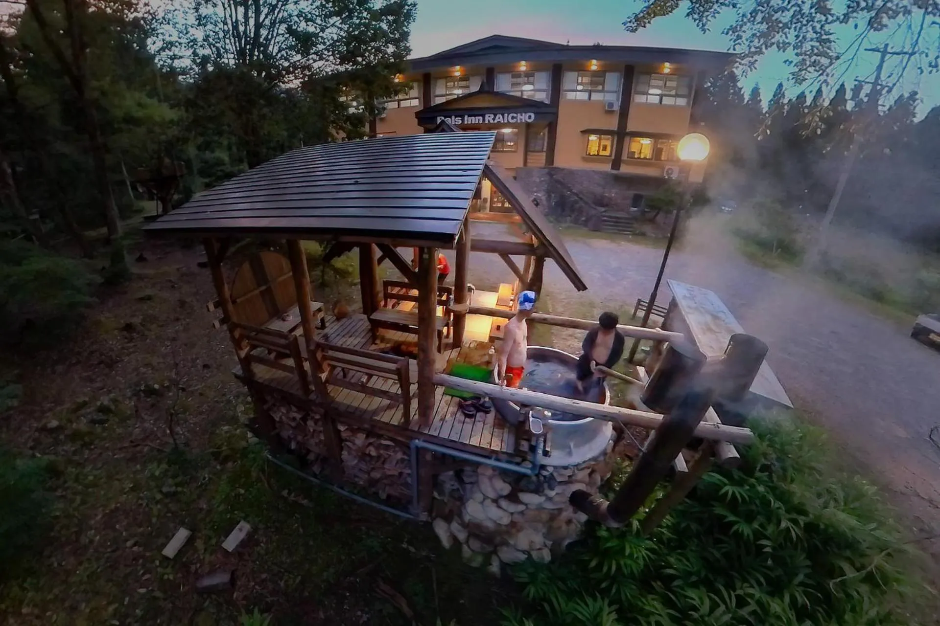 Garden in Pals Inn Raicho