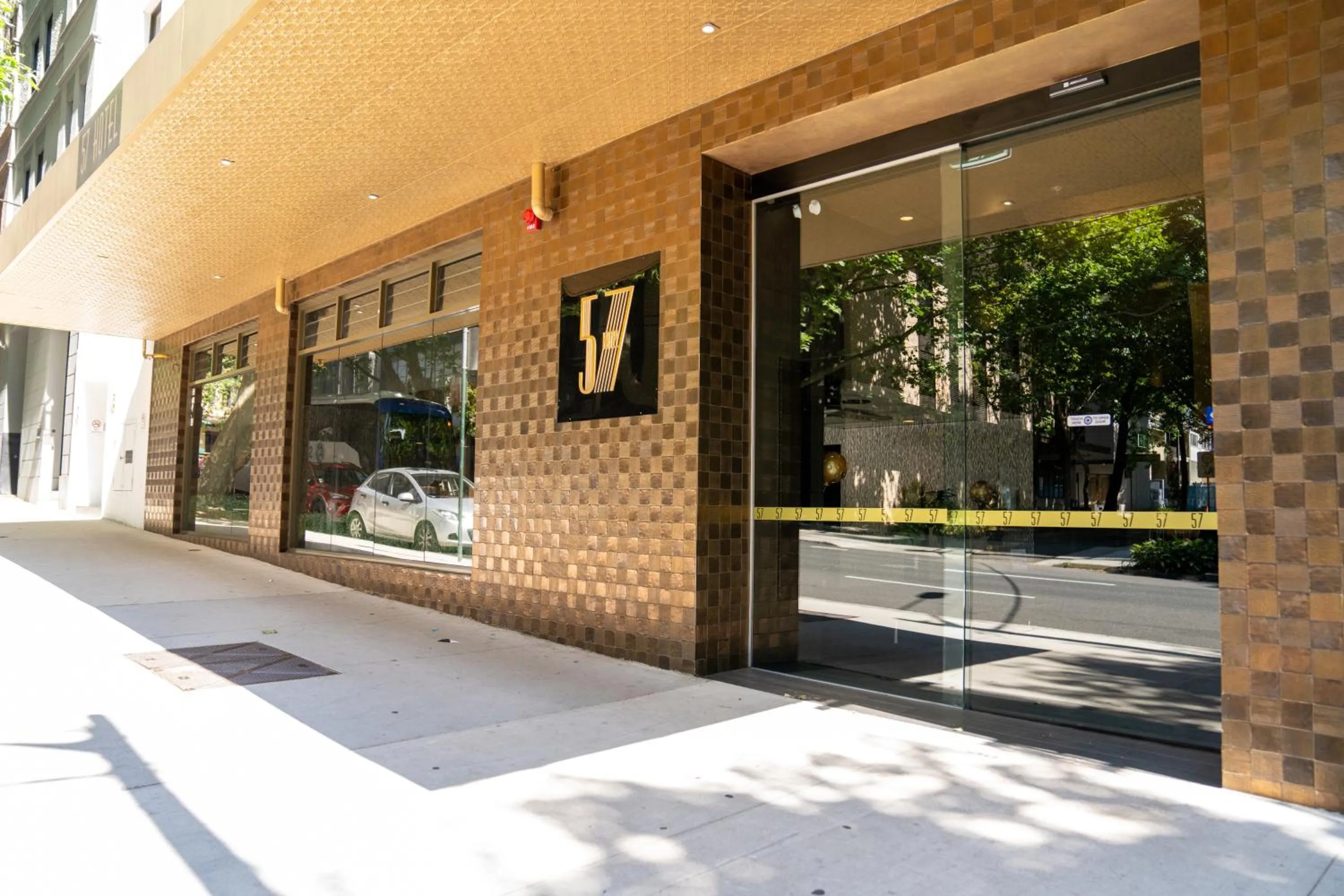 Facade/entrance in 57Hotel