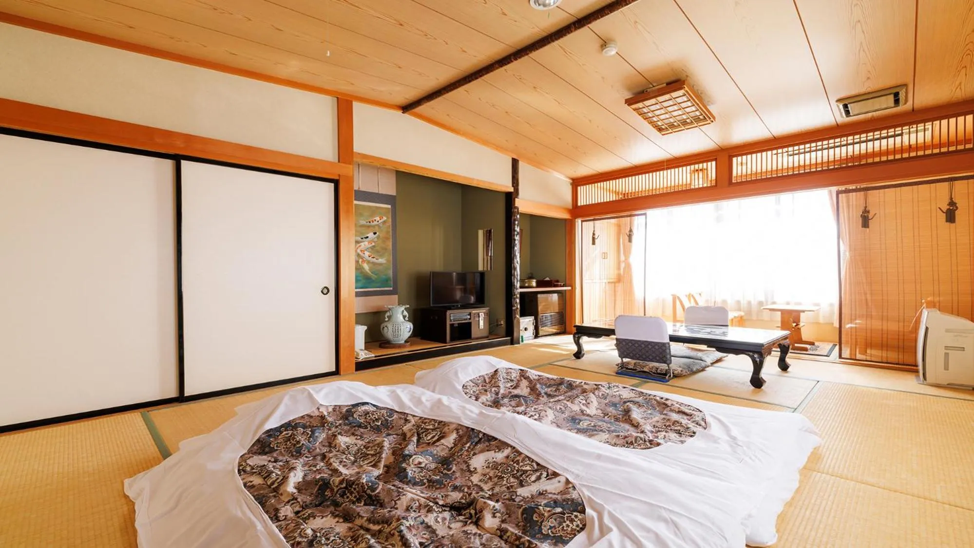 Photo of the whole room, Bed in 緑風苑 きよはる Ryokufuen Kiyoharu