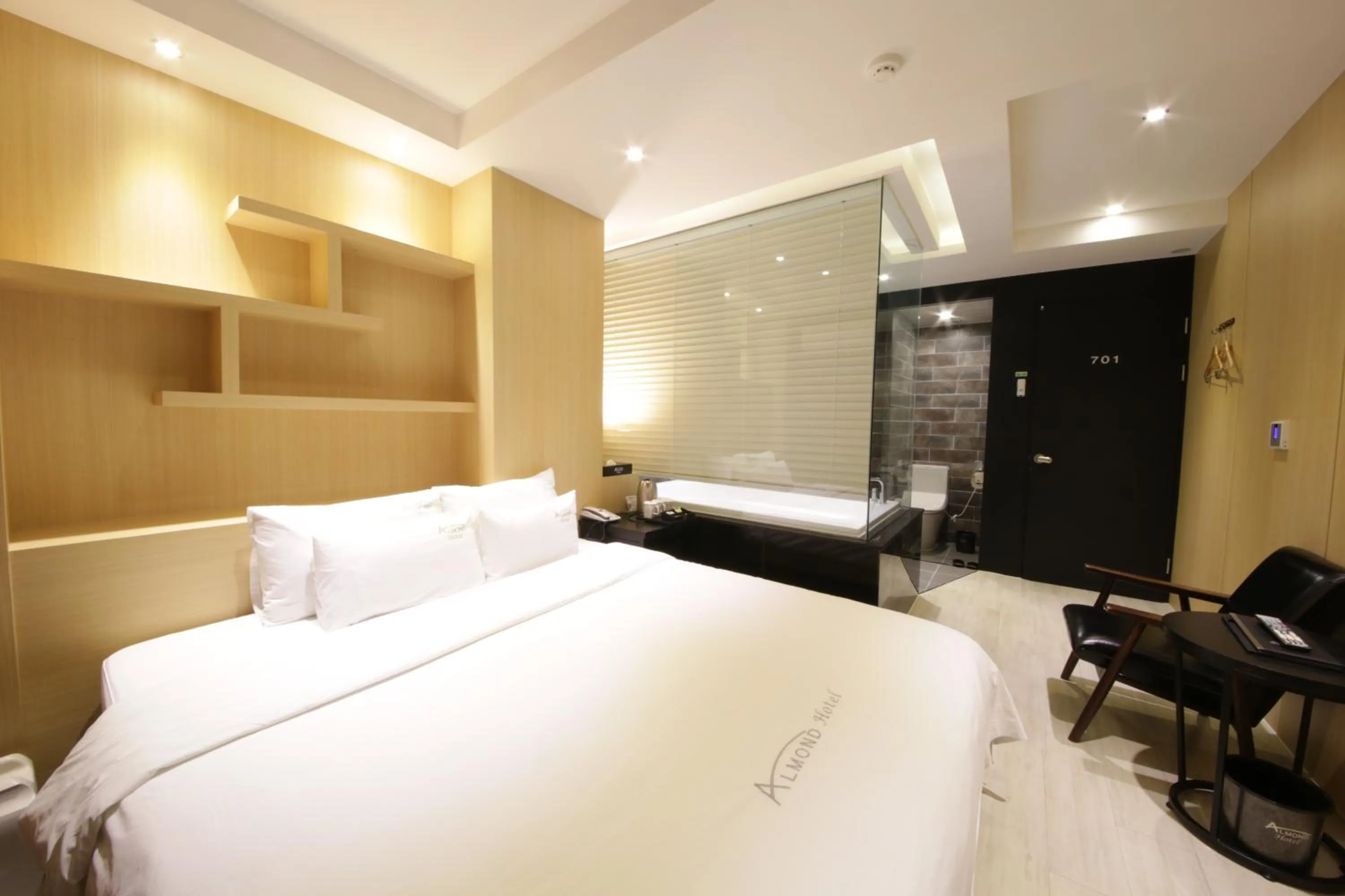 Property building, Bed in Almond Hotel Busan Station