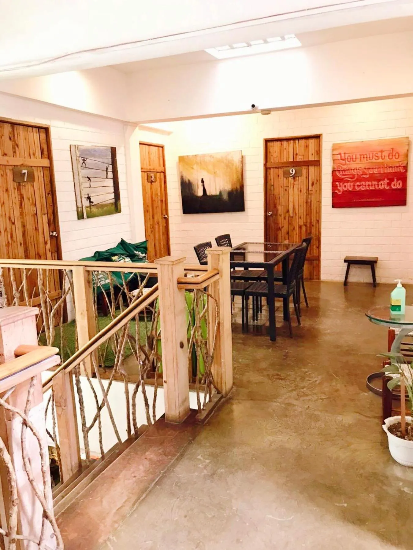 Living room in Cabins by Eco Hotels