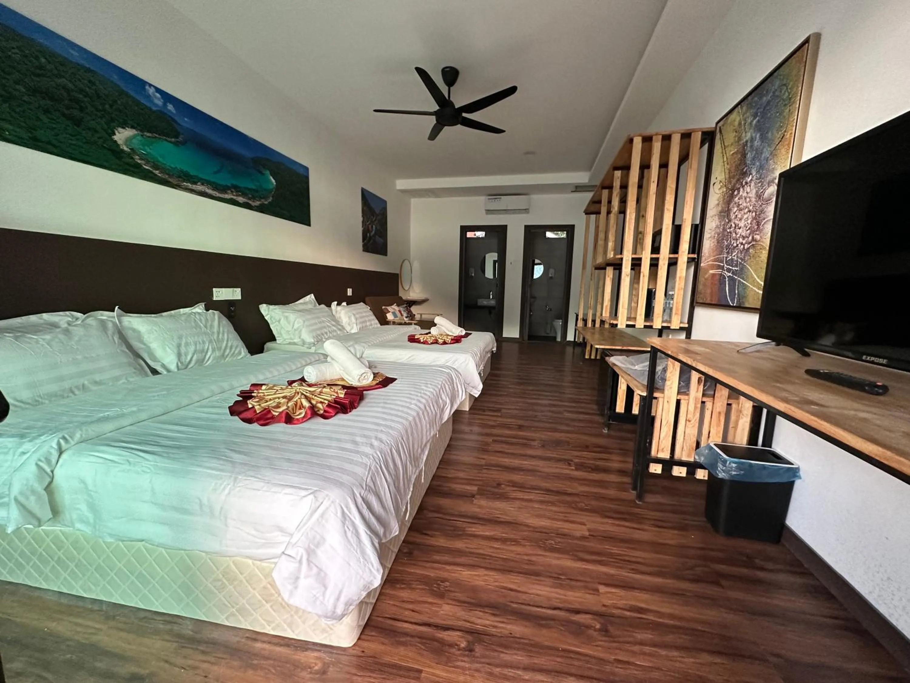 Bed in The Barat Perhentian