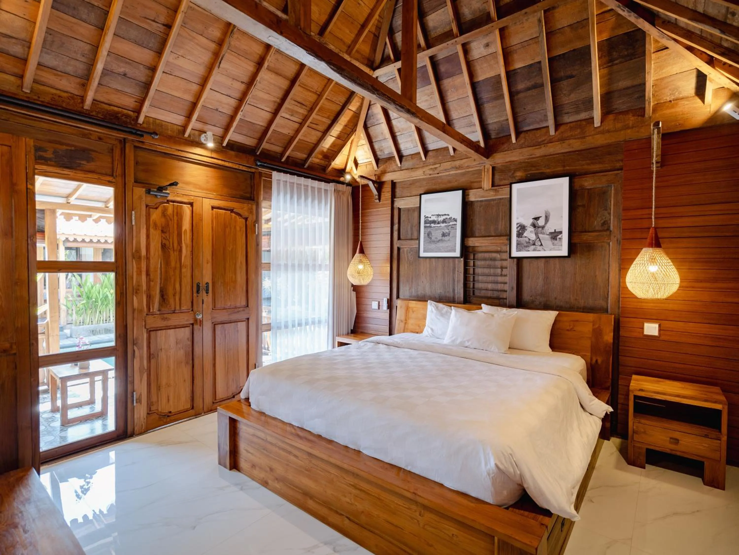 Bed in Bale Bali Batubelig by ARM Hospitality