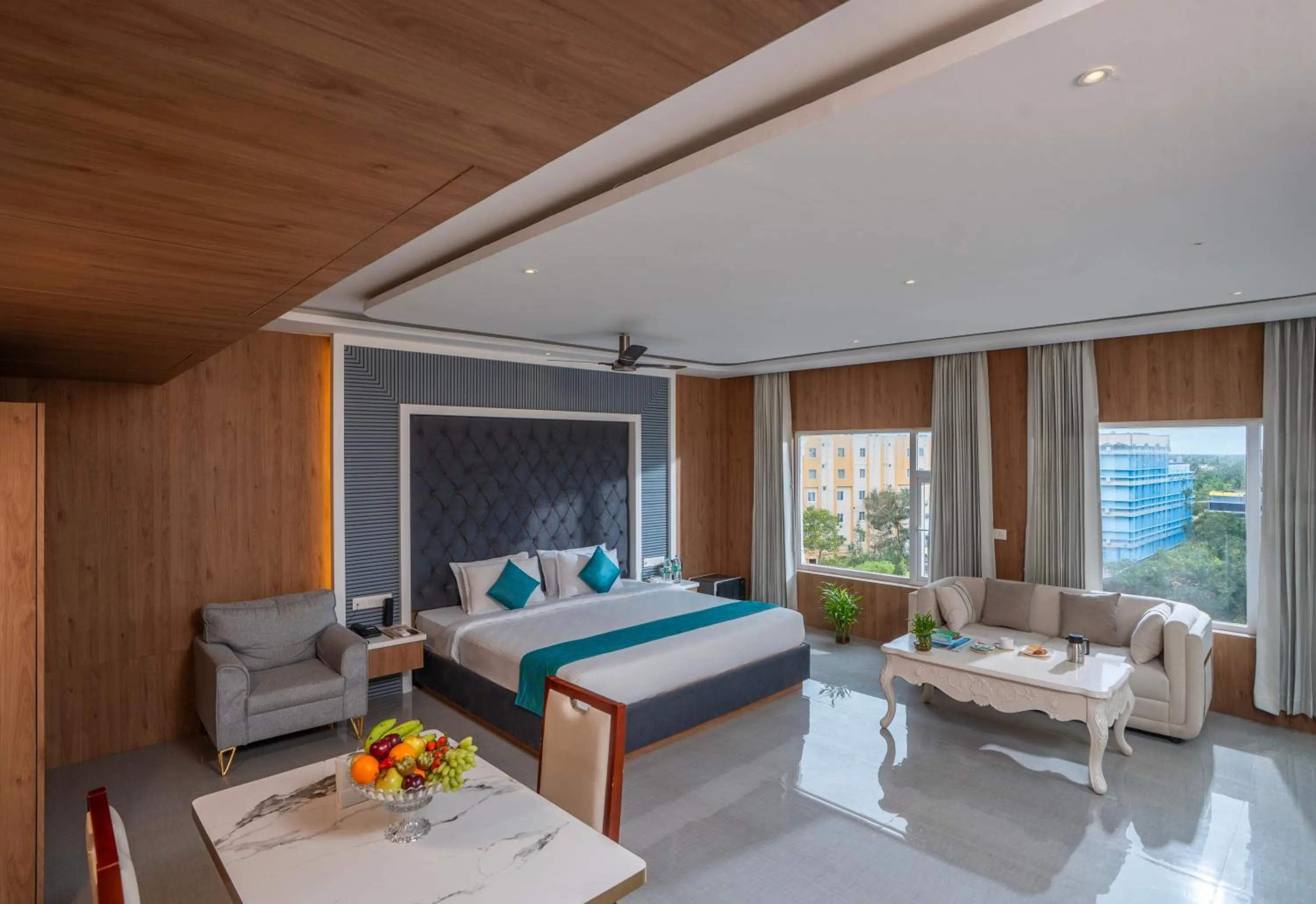 Bedroom, Bed in Hotel SS Palace , Rameswaram