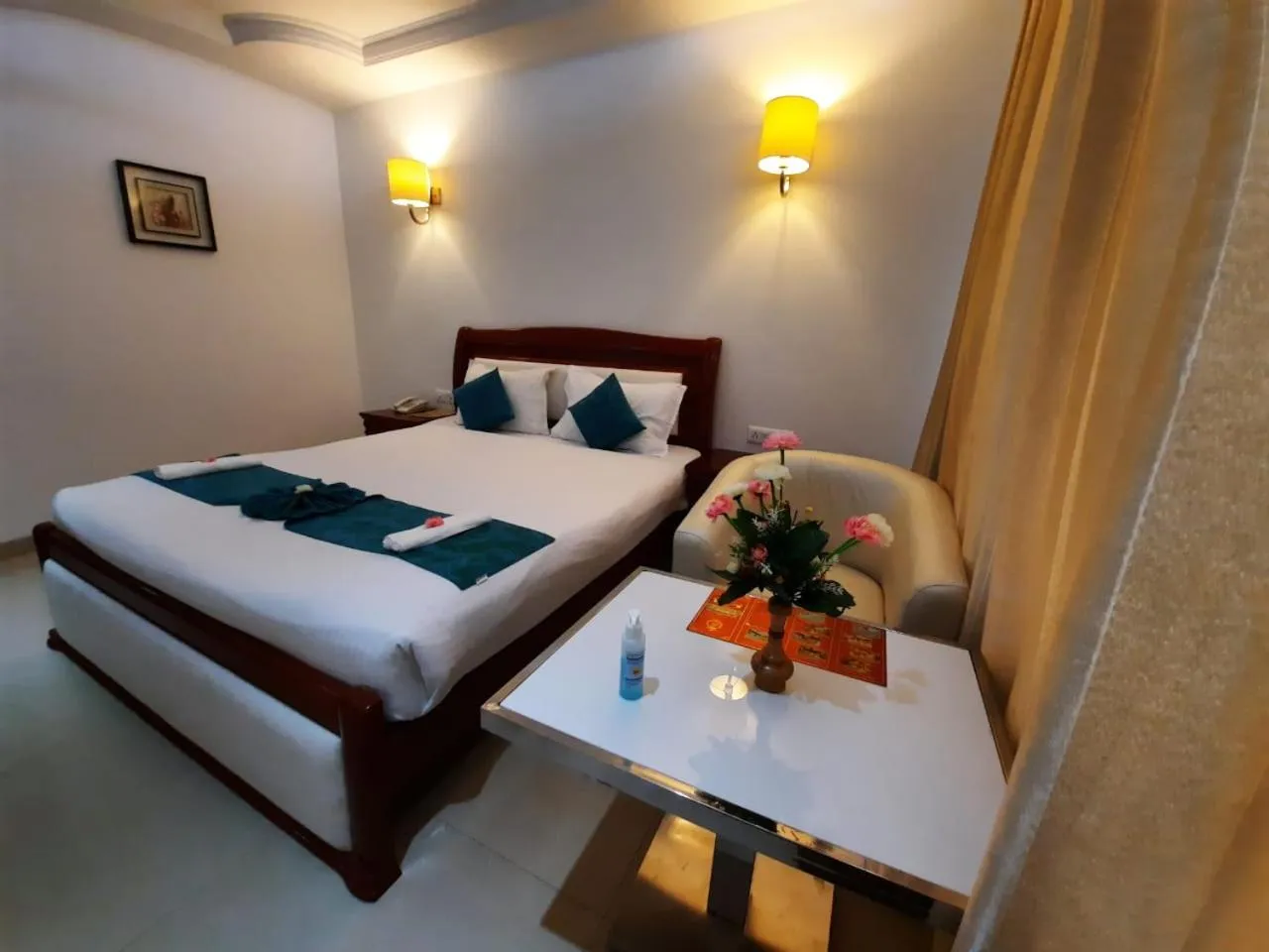 Photo of the whole room, Bed in Hotel SS Palace , Rameswaram