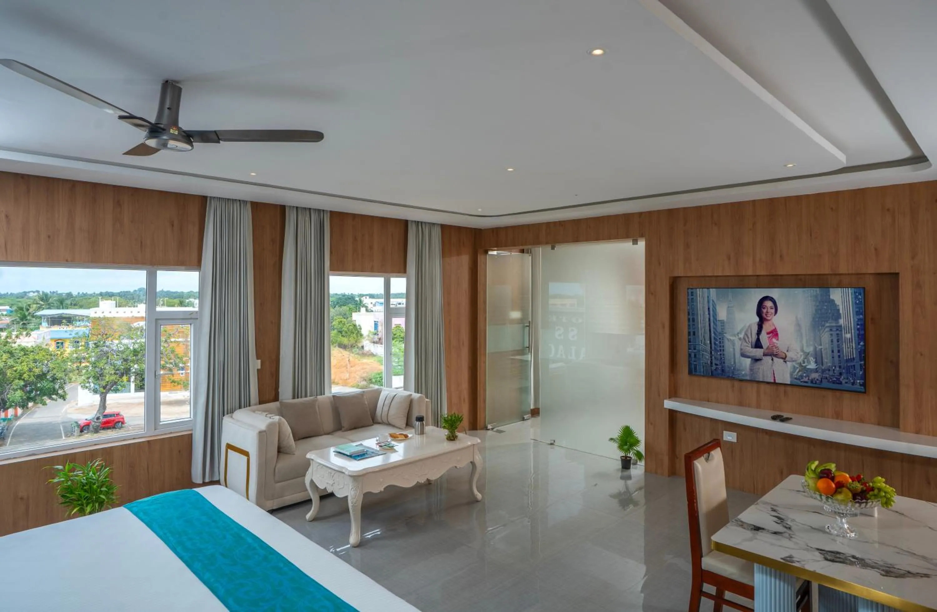 Living room in Hotel SS Palace , Rameswaram