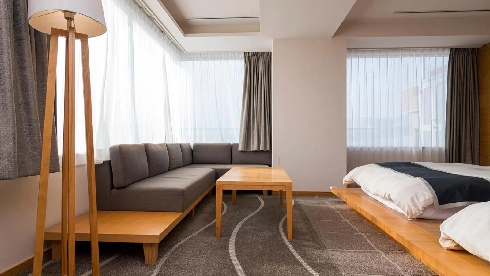 Bed in Hotel Global View Hakodate
