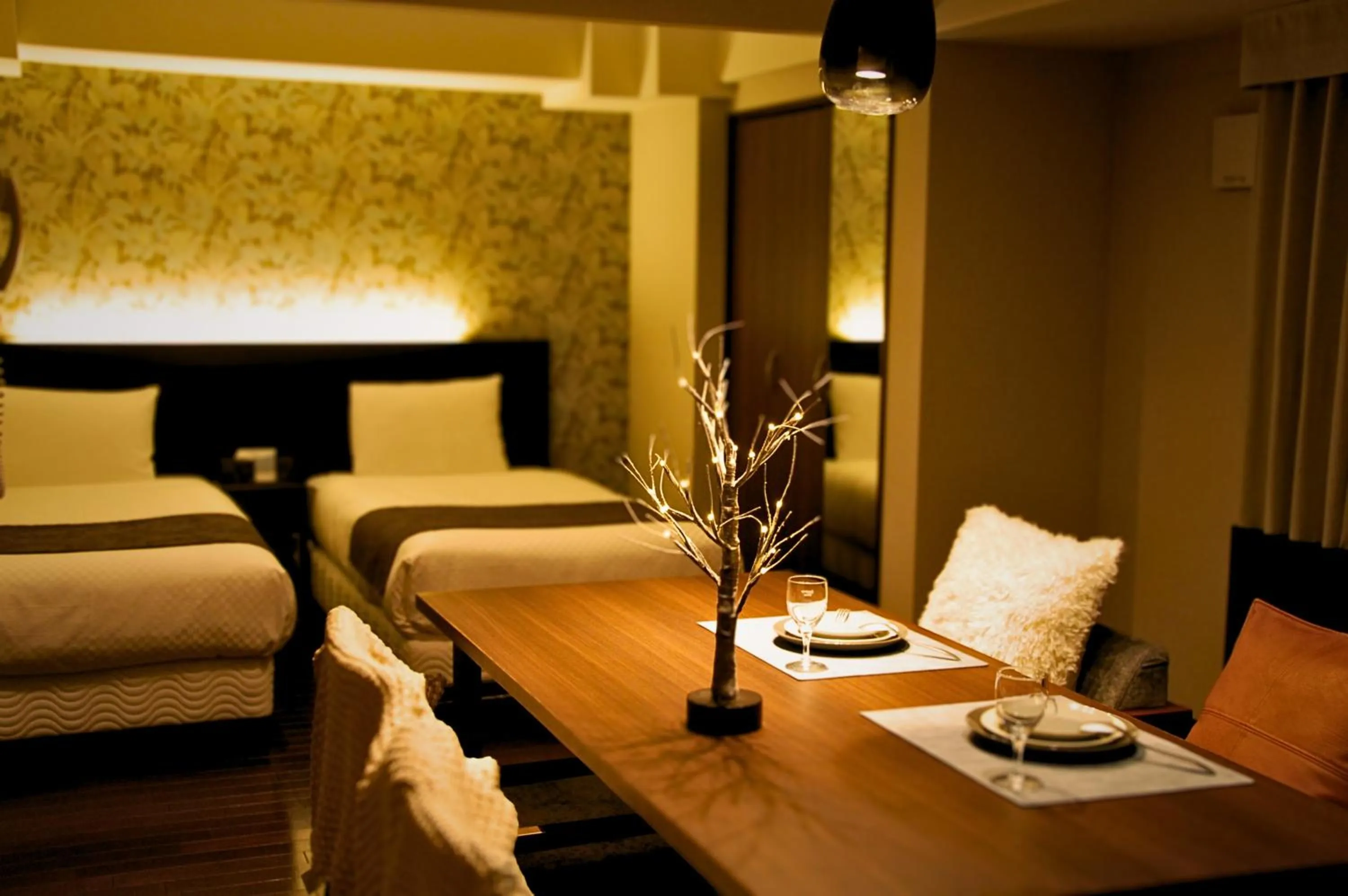 Bed in Hotel Global View Hakodate